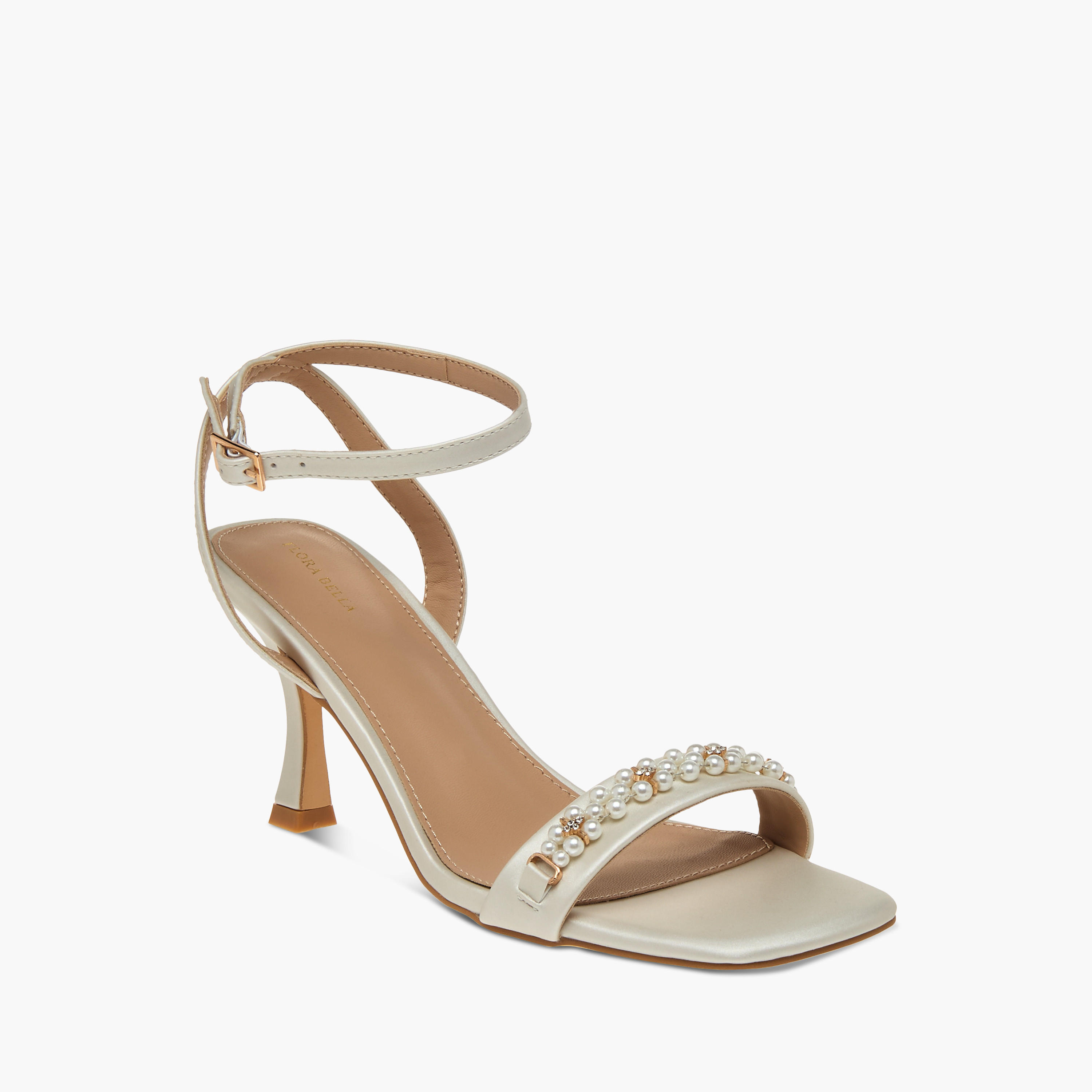 صندل ستيليتو سهل الارتداء بزينة لؤلؤ وإبزيم إغلاق من فلورا بيلا-women-shoes-sandals-heeled-image-2