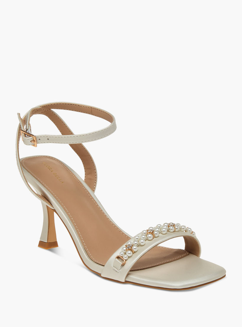 صندل ستيليتو سهل الارتداء بزينة لؤلؤ وإبزيم إغلاق من فلورا بيلا-women-shoes-sandals-heeled-image-2