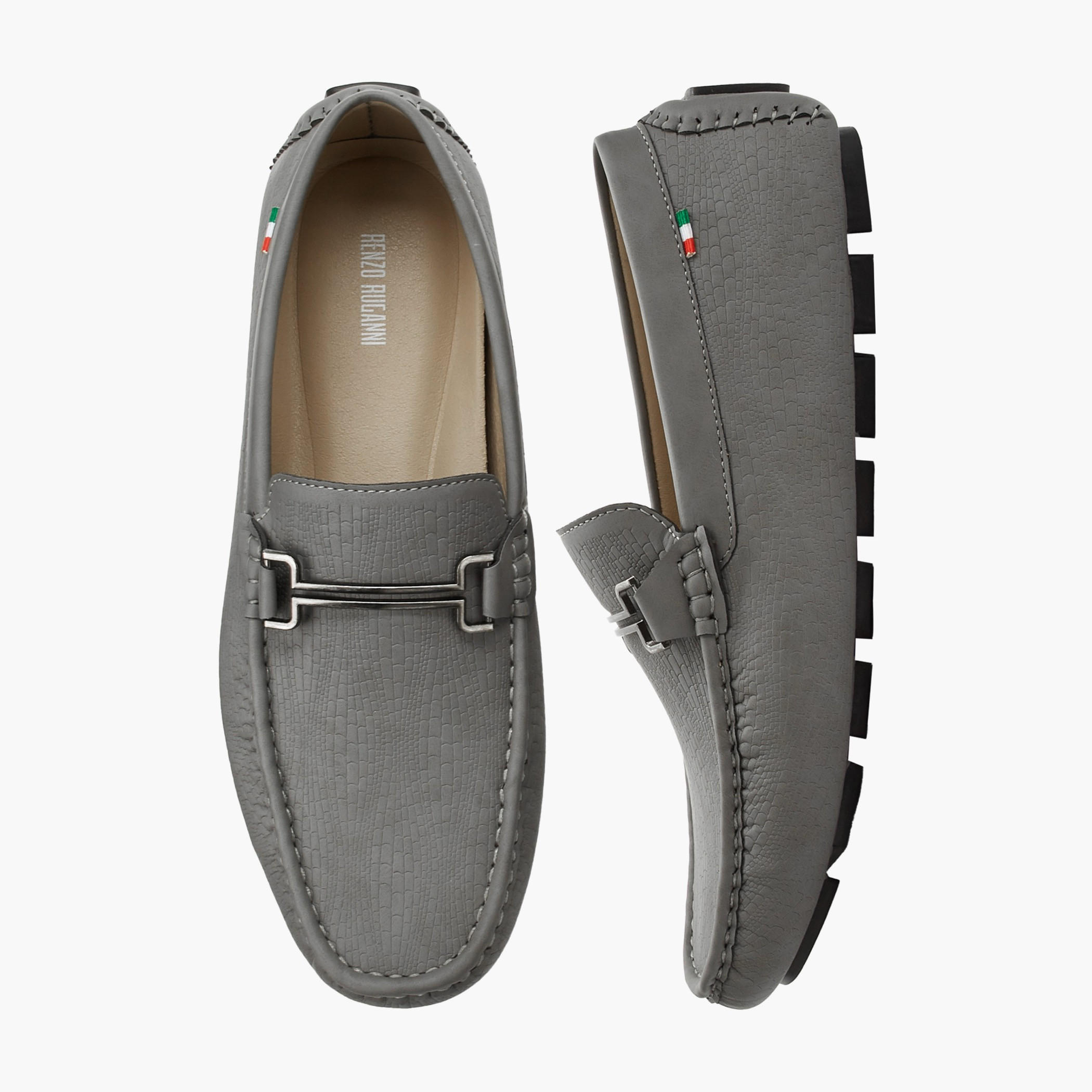 حذاء موكاسين مرن سهل الارتداء للرجال من رينزو روغاني-men-shoes-loafersandmoccasins-image-1