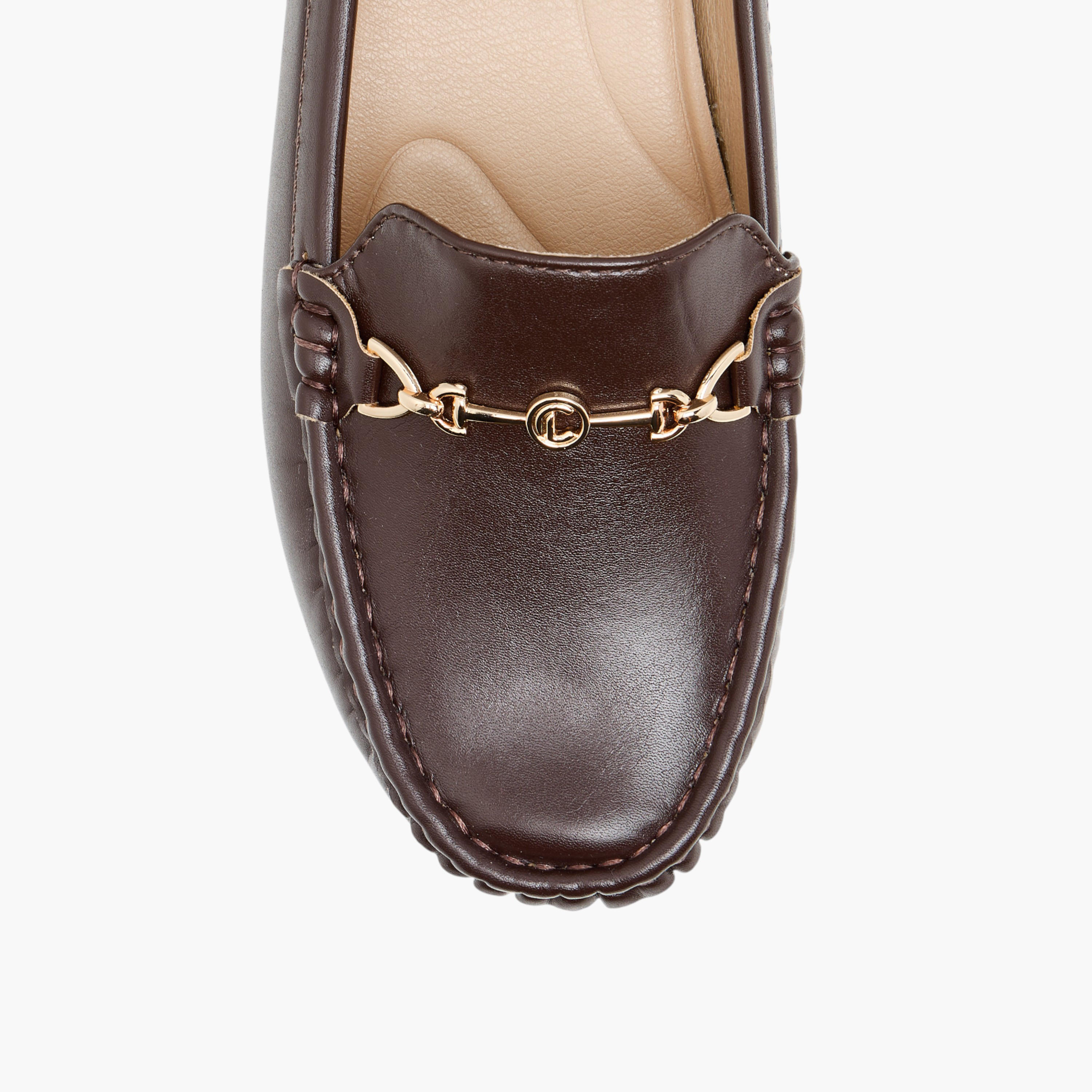 حذاء لوفر بكعب لوفر وزينة ميتال من لو كونفورت-women-shoes-heels-image-4
