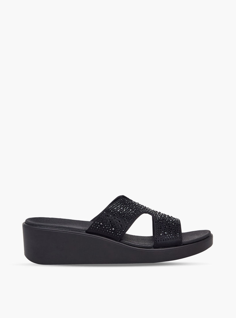 Le Confort Women Embellished Wedge Heel Comfort Sandals-women-shoes-sandals-heeled-image-3