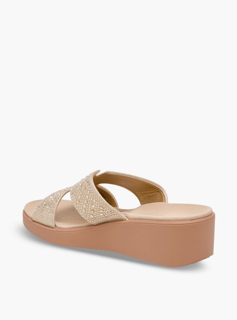 Le Confort Women Embellished Wedge Heel Comfort Sandals-women-shoes-sandals-heeled-image-5