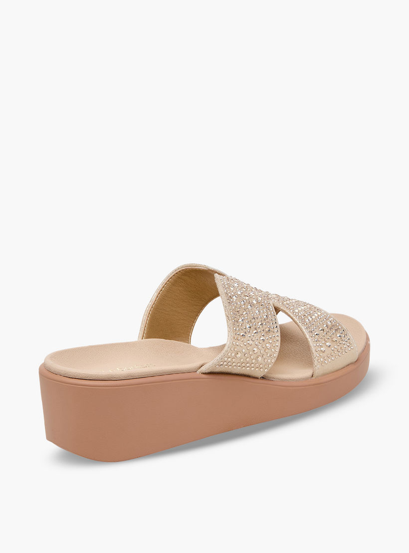 Le Confort Women Embellished Wedge Heel Comfort Sandals-women-shoes-sandals-heeled-image-6