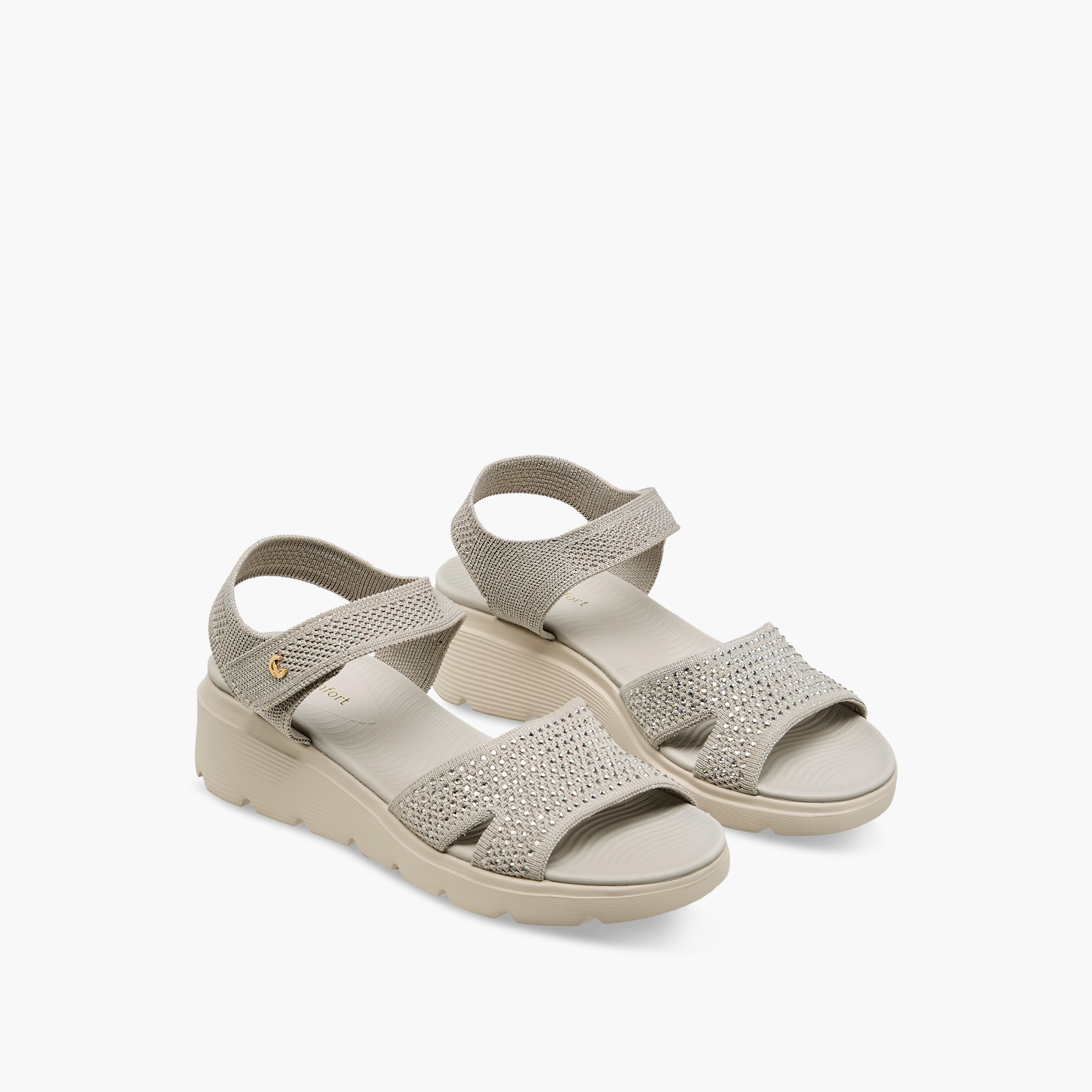 صندل مزين بكعب فلاتفورم للنساء من لي كونفورت-women-shoes-sandals-heeled-image-1