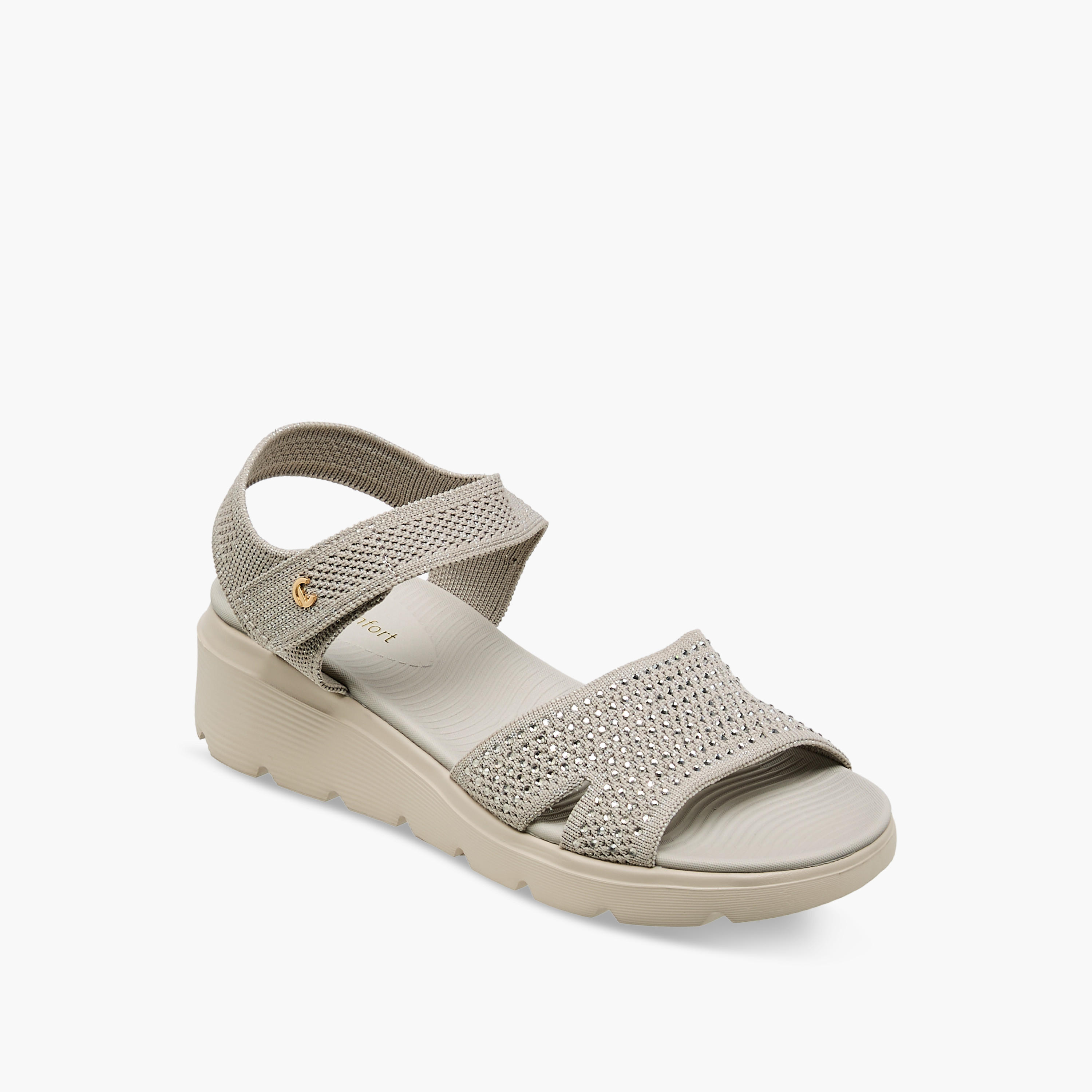 صندل مزين بكعب فلاتفورم للنساء من لي كونفورت-women-shoes-sandals-heeled-image-2