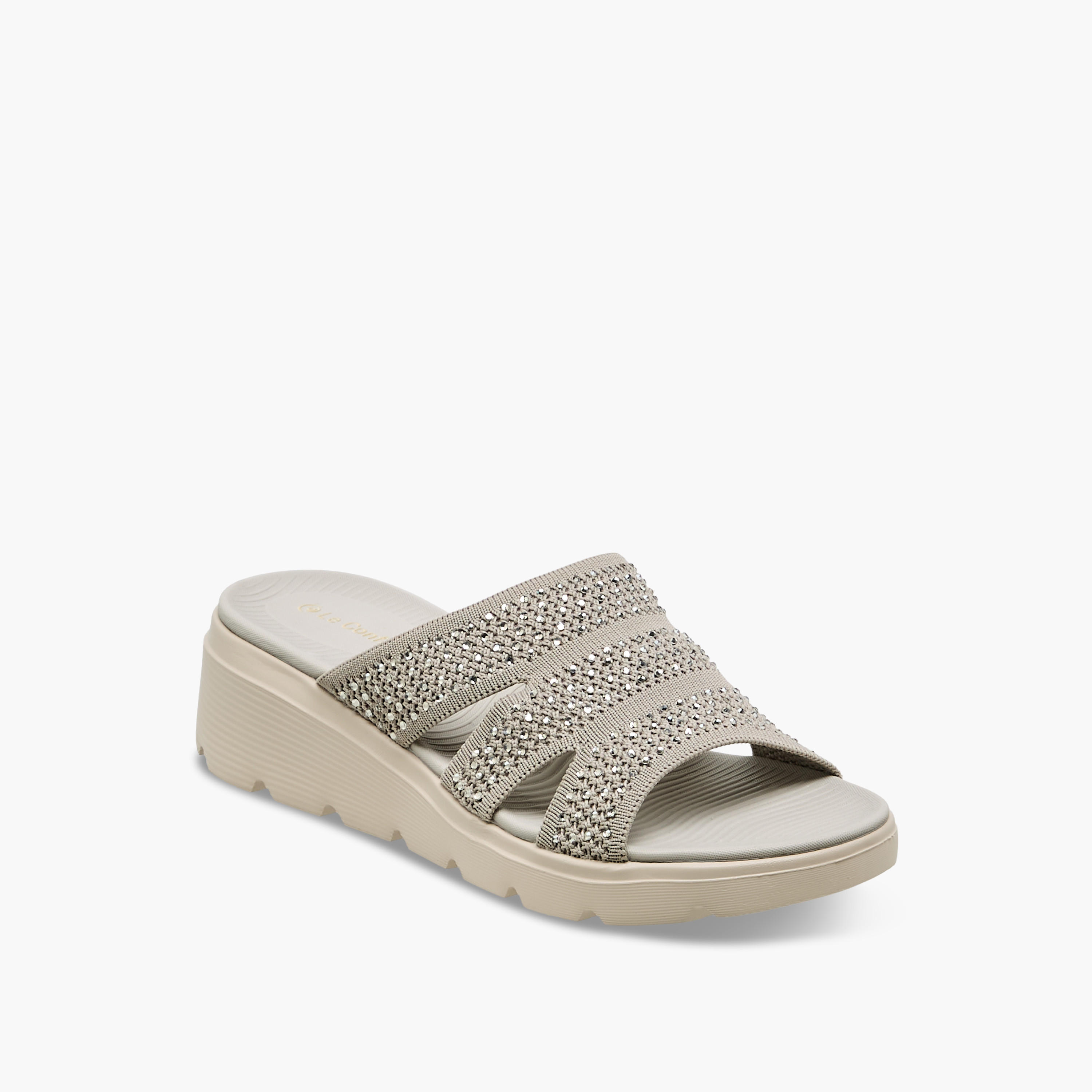 Le Confort Women Embellished Sandals-women-shoes-sandals-heeled-image-2