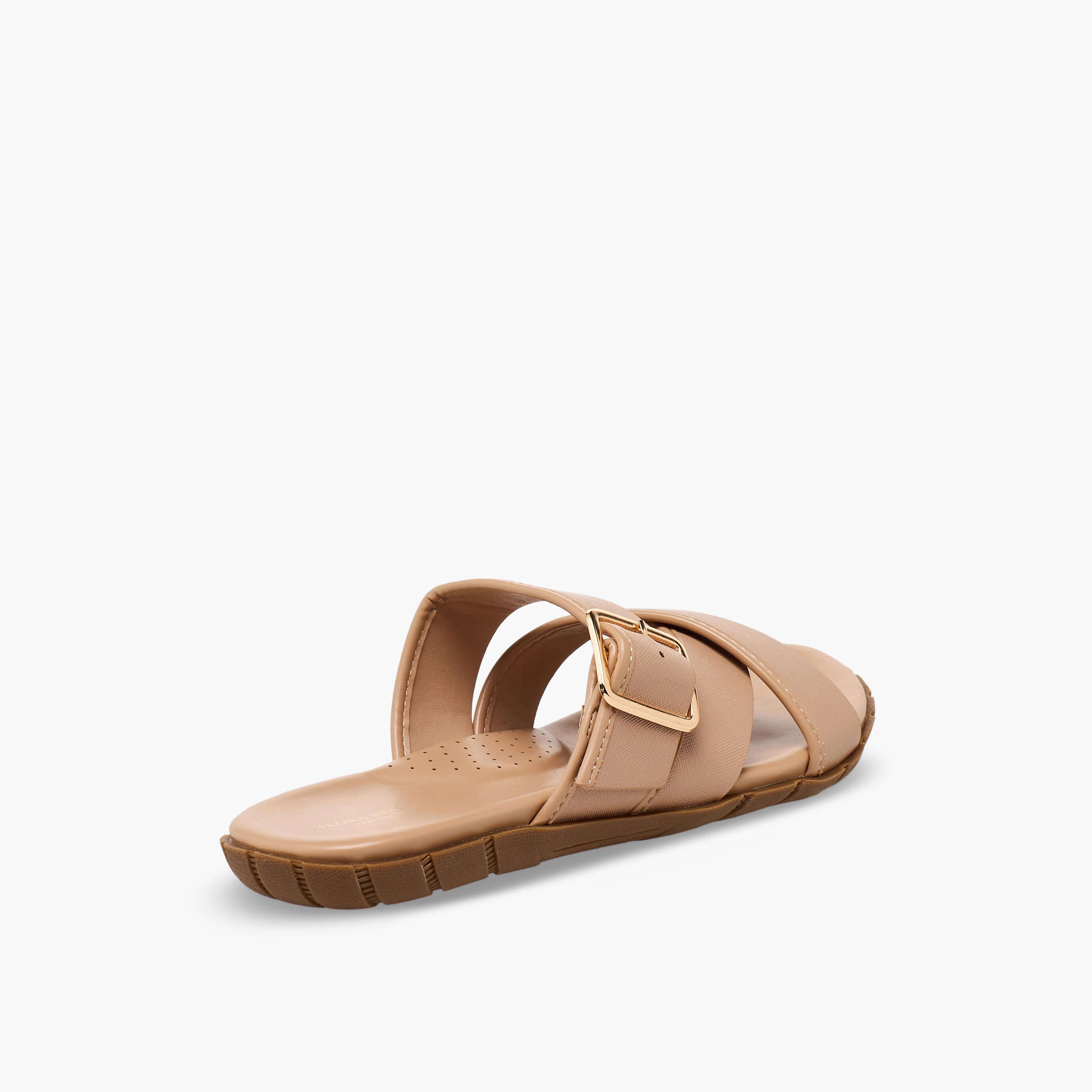 Flora Bella Women Buckle Accent Cross Strap Sandals-women-shoes-flats-sandals-image-6