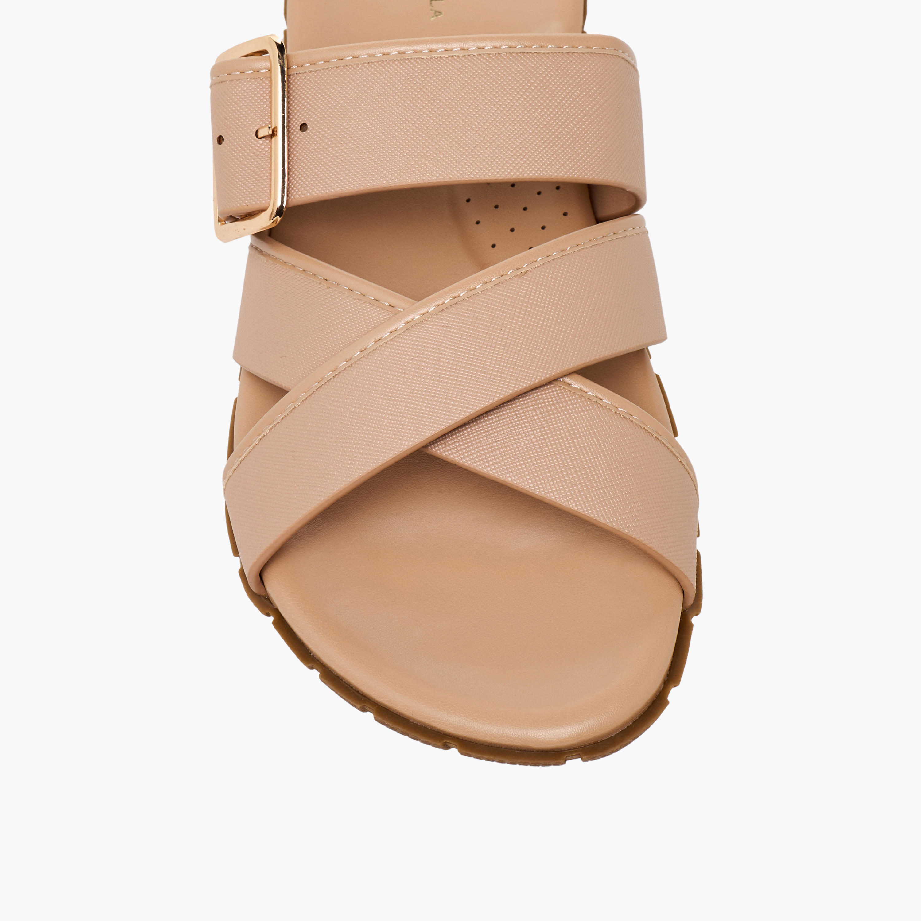 Flora Bella Women Buckle Accent Cross Strap Sandals-women-shoes-flats-sandals-image-7