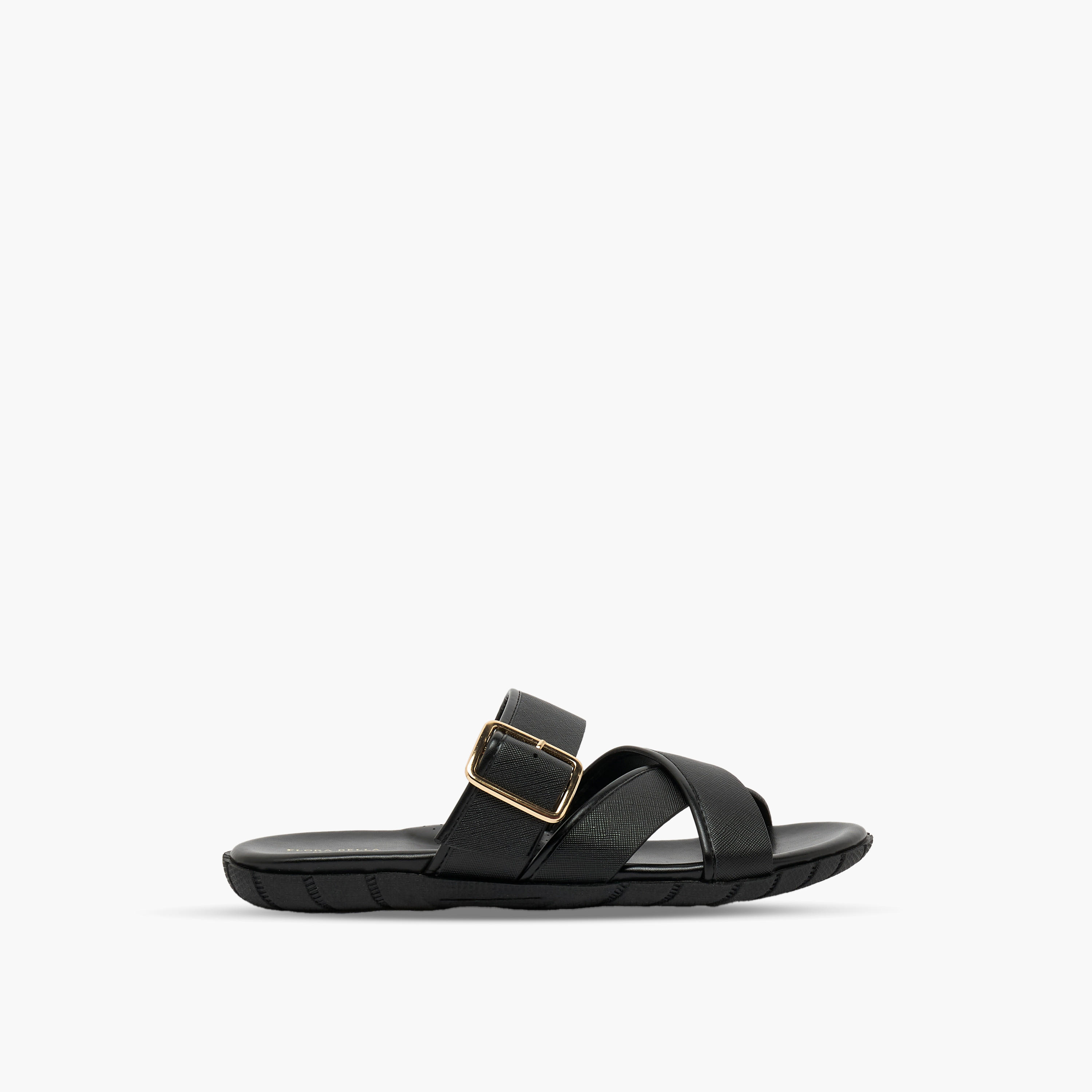 Flora Bella Women Buckle Accent Cross Strap Sandals-women-shoes-flats-sandals-image-3