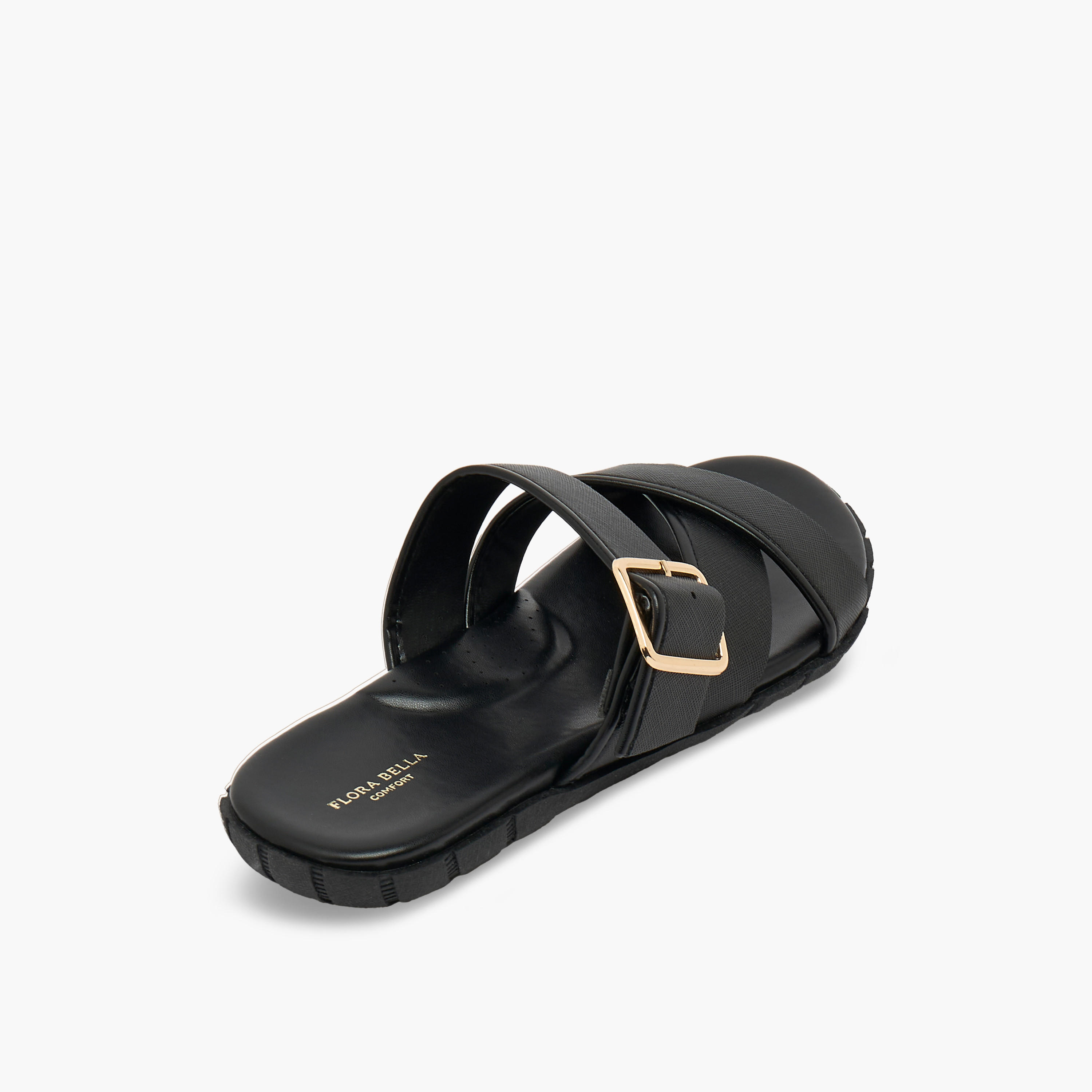 Flora Bella Women Buckle Accent Cross Strap Sandals-women-shoes-flats-sandals-image-6