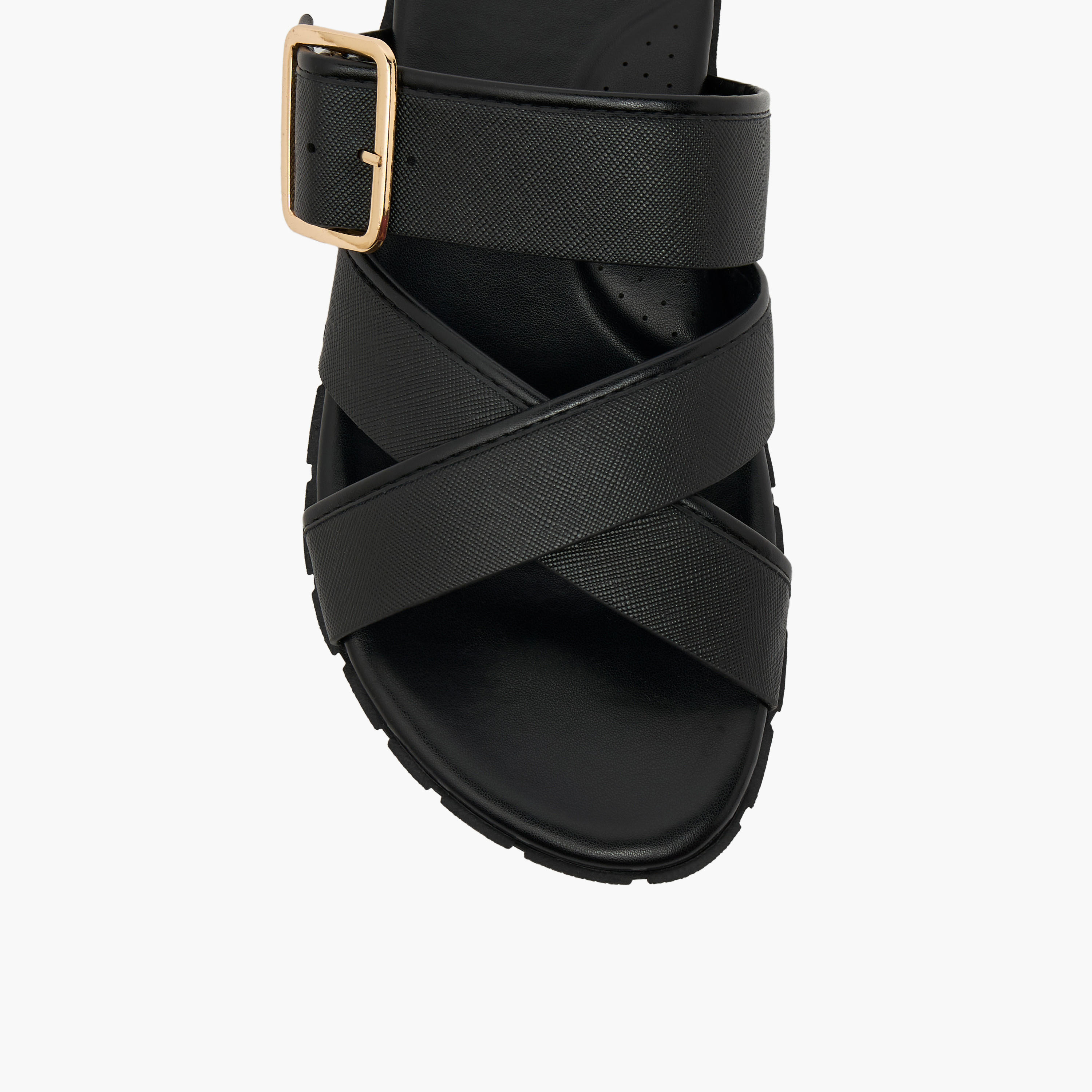 Flora Bella Women Buckle Accent Cross Strap Sandals-women-shoes-flats-sandals-image-7