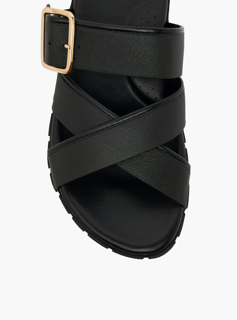 Flora Bella Women Buckle Accent Cross Strap Sandals-women-shoes-flats-sandals-image-7