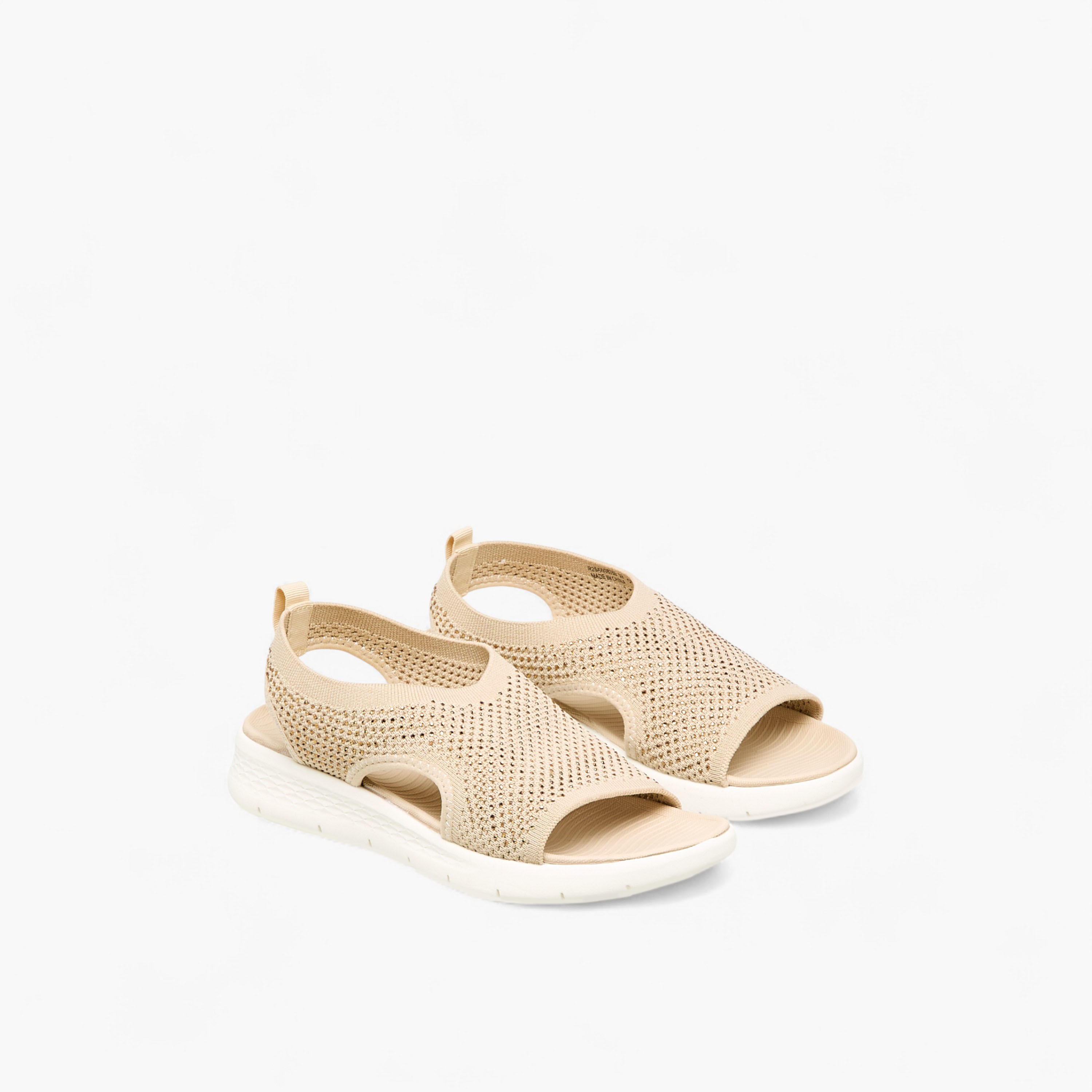 Le Confort Women Flyknit Slingback Sandals-women-shoes-sandals-heeled-image-1