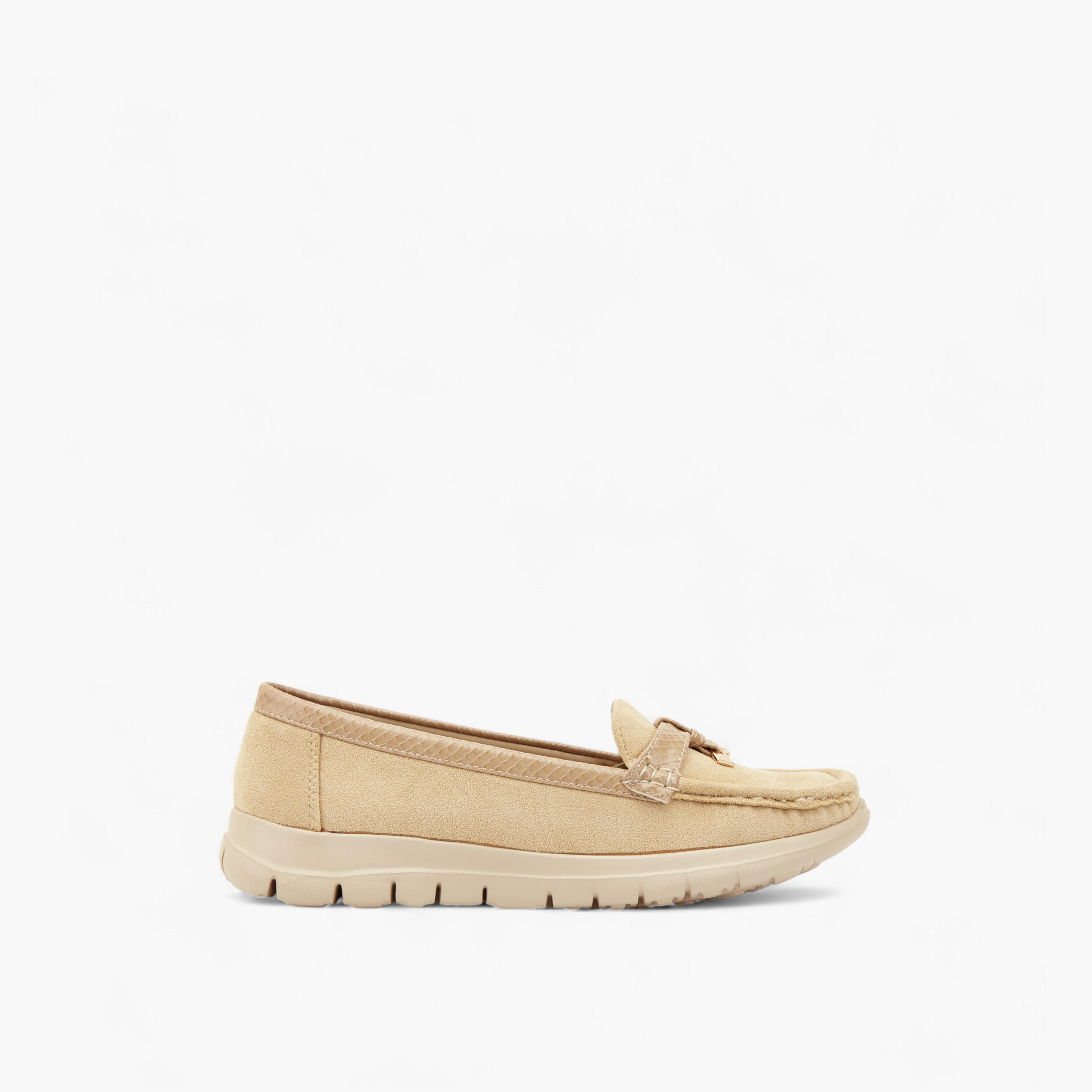 Le Confort Women Charm Detail Suede Loafers-women-shoes-loafersandmoccasins-image-3