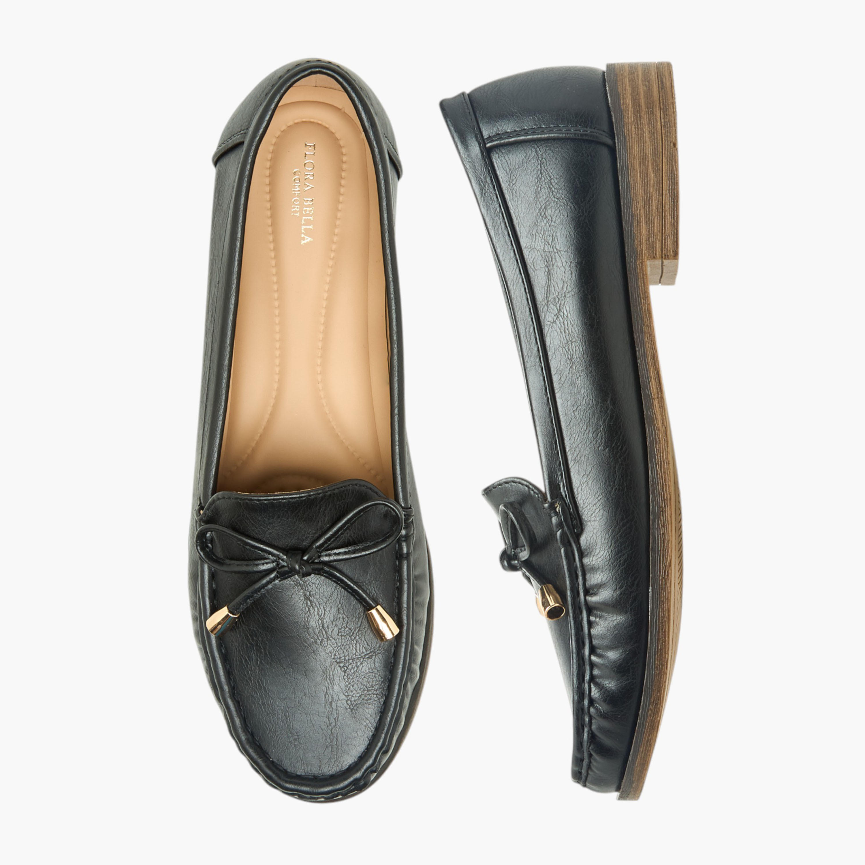 حذاء لوفر بفيونكة للنساء من فلورا بيلا-women-shoes-loafersandmoccasins-image-1