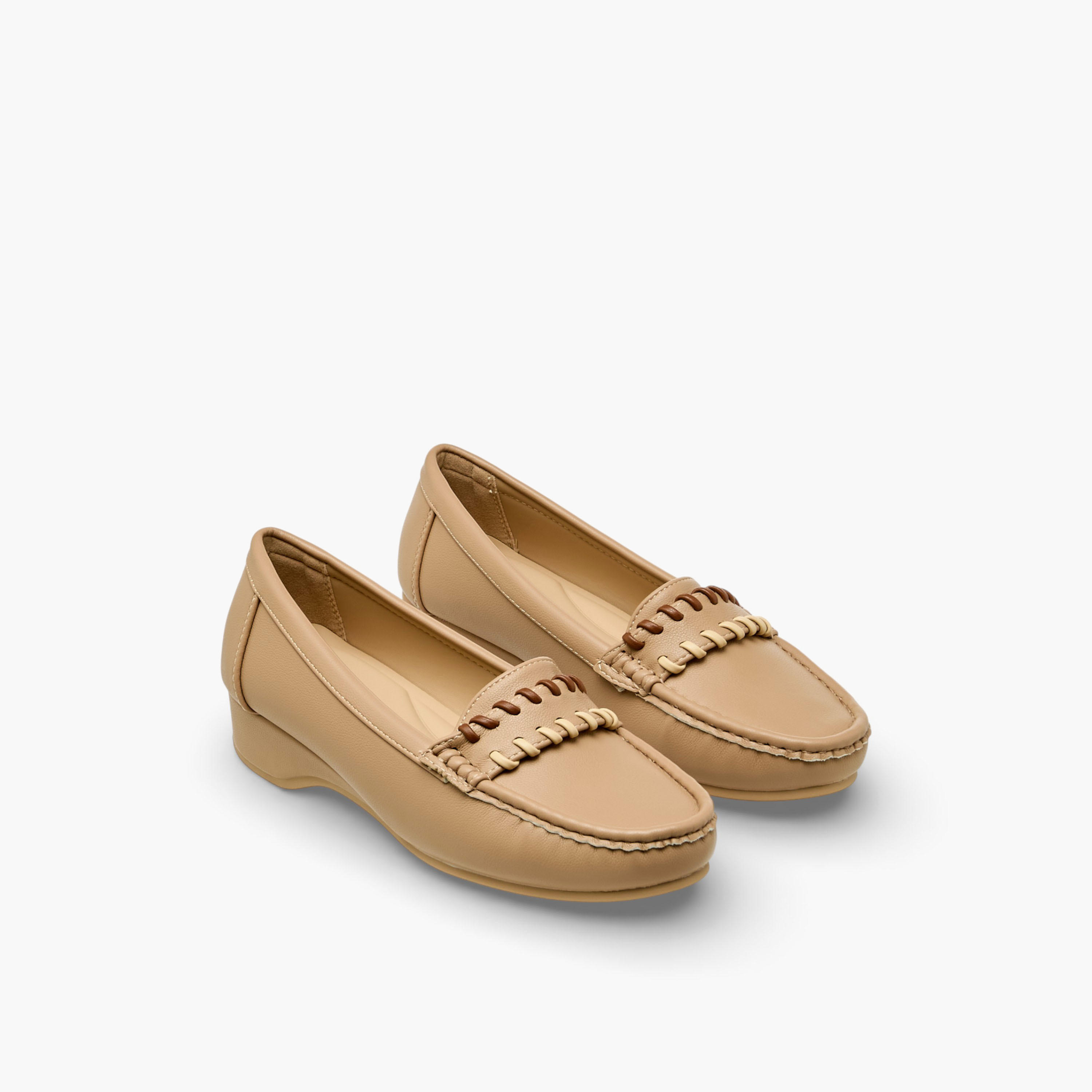 Flora Bella Women Braided Block Heel Loafers-women-shoes-heels-image-1