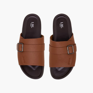 صندل رجالي مريح بتفاصيل إبزيم من إل بي إل بواسطة شو إكسبريس-men-shoes-image-1