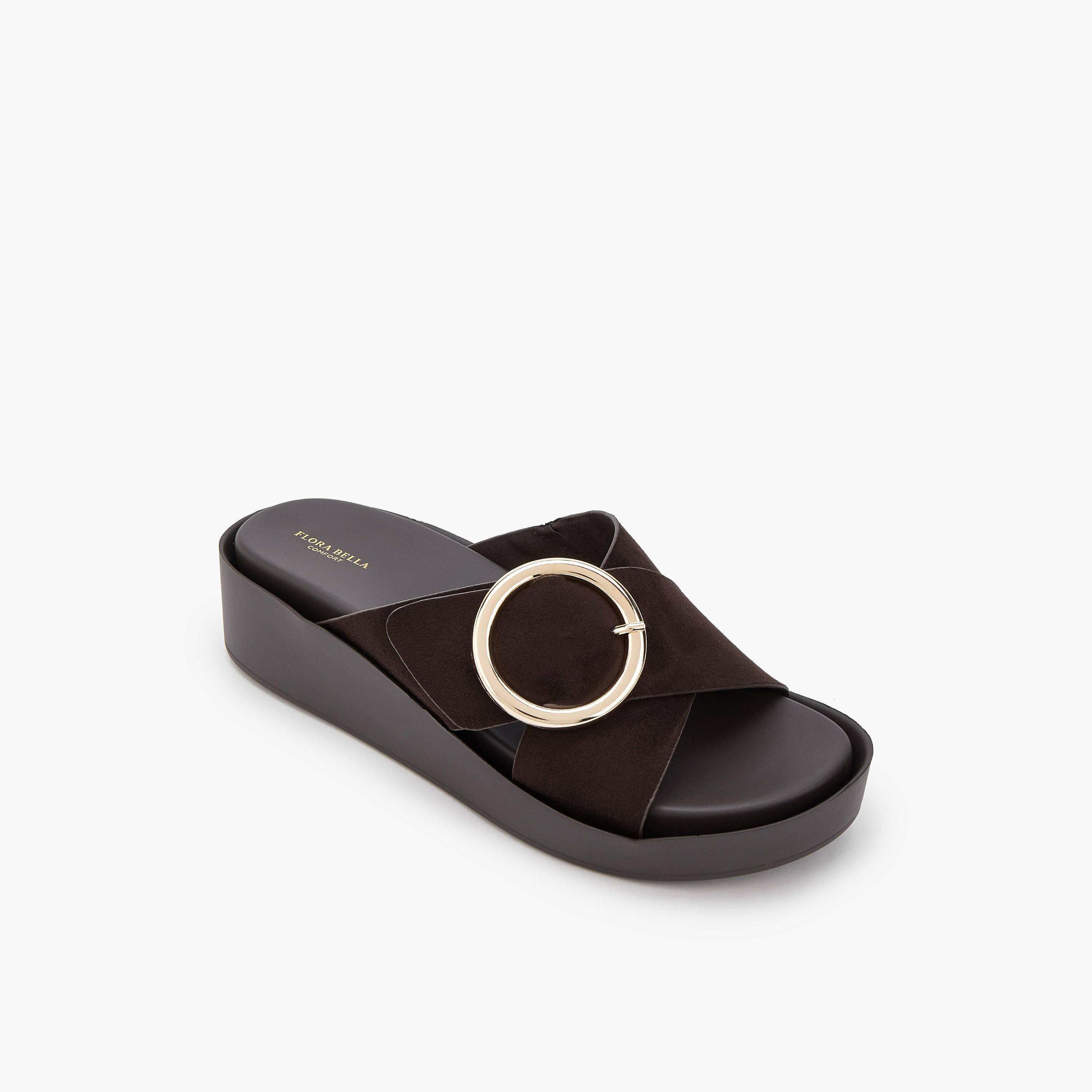 Flora Bella Women Buckle Accent Slip-On Sandals-women-shoes-sandals-heeled-image-2
