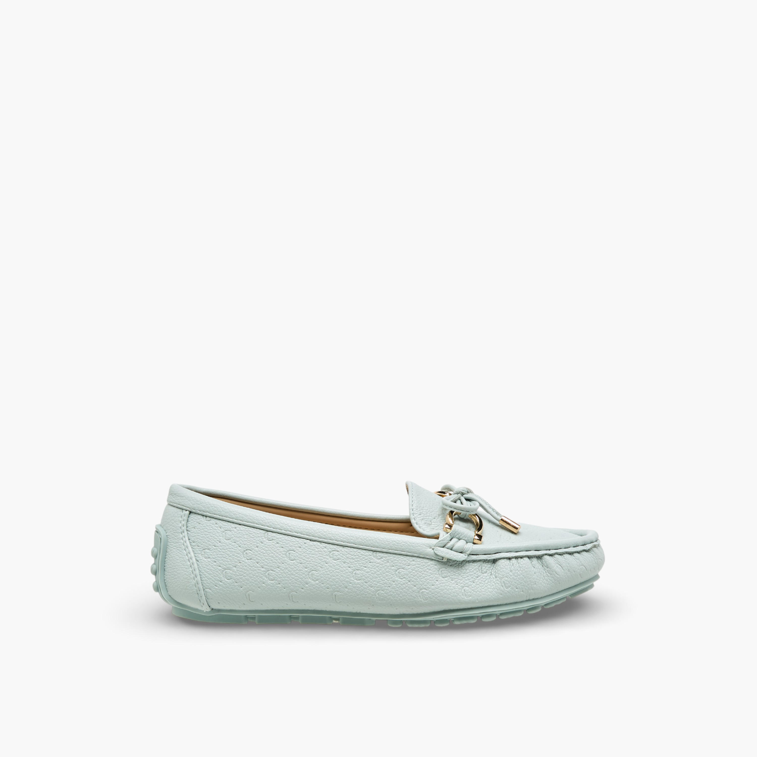 حذاء سهل الارتداء بفيونكة للنساء من لو كونفورت-women-shoes-flats-loafers-image-3