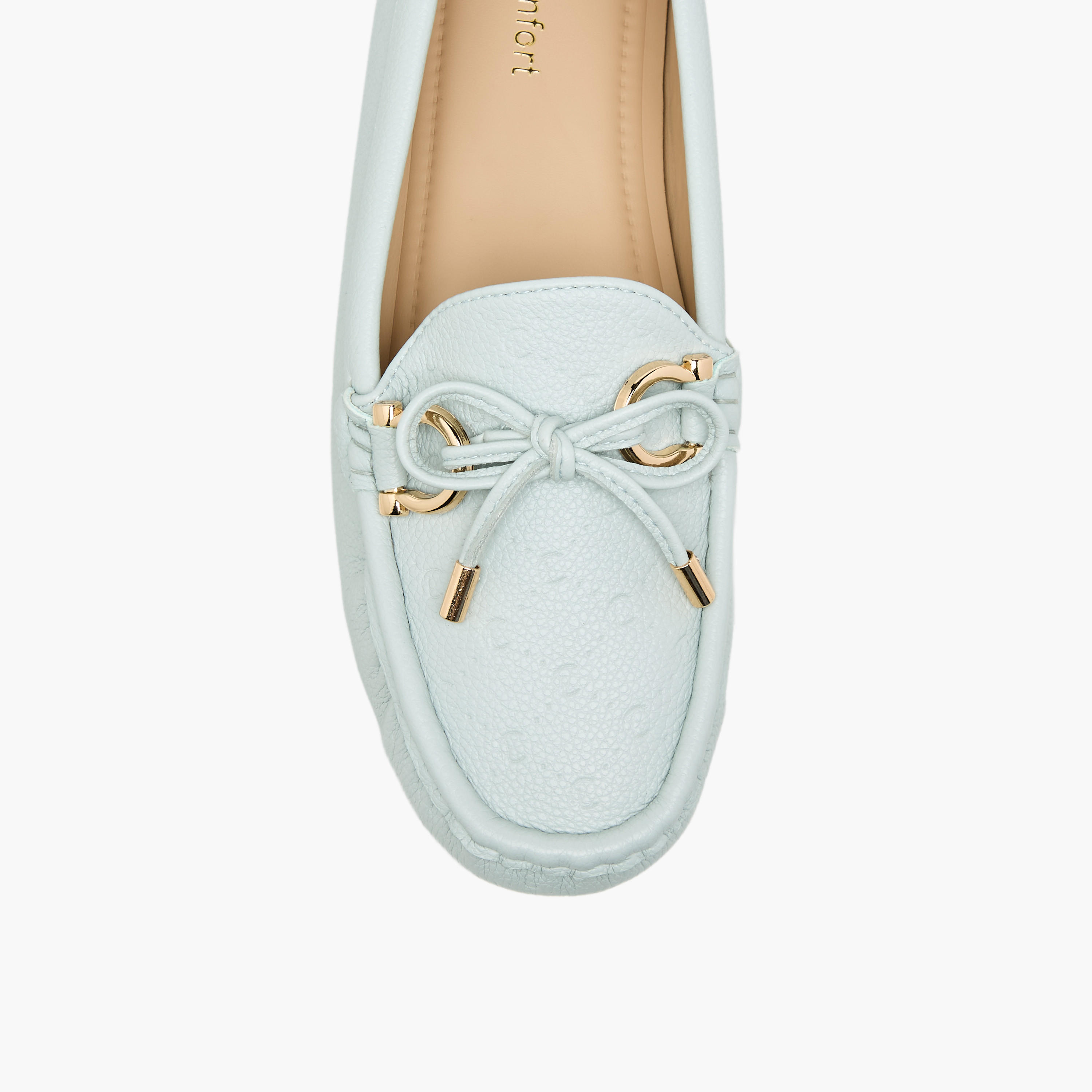 حذاء سهل الارتداء بفيونكة للنساء من لو كونفورت-women-shoes-flats-loafers-image-4