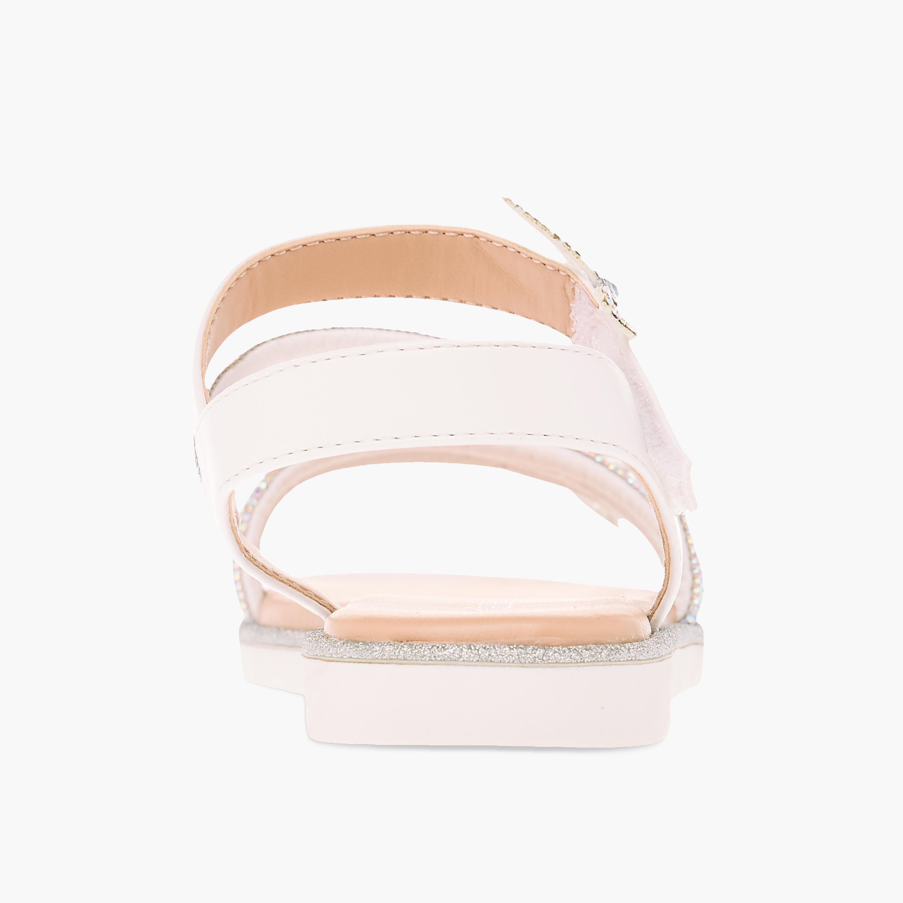 Celeste Girls' Butterfly Embellished Sandals with Hook and Loop Closure-girls-shoes-sandals-image-4