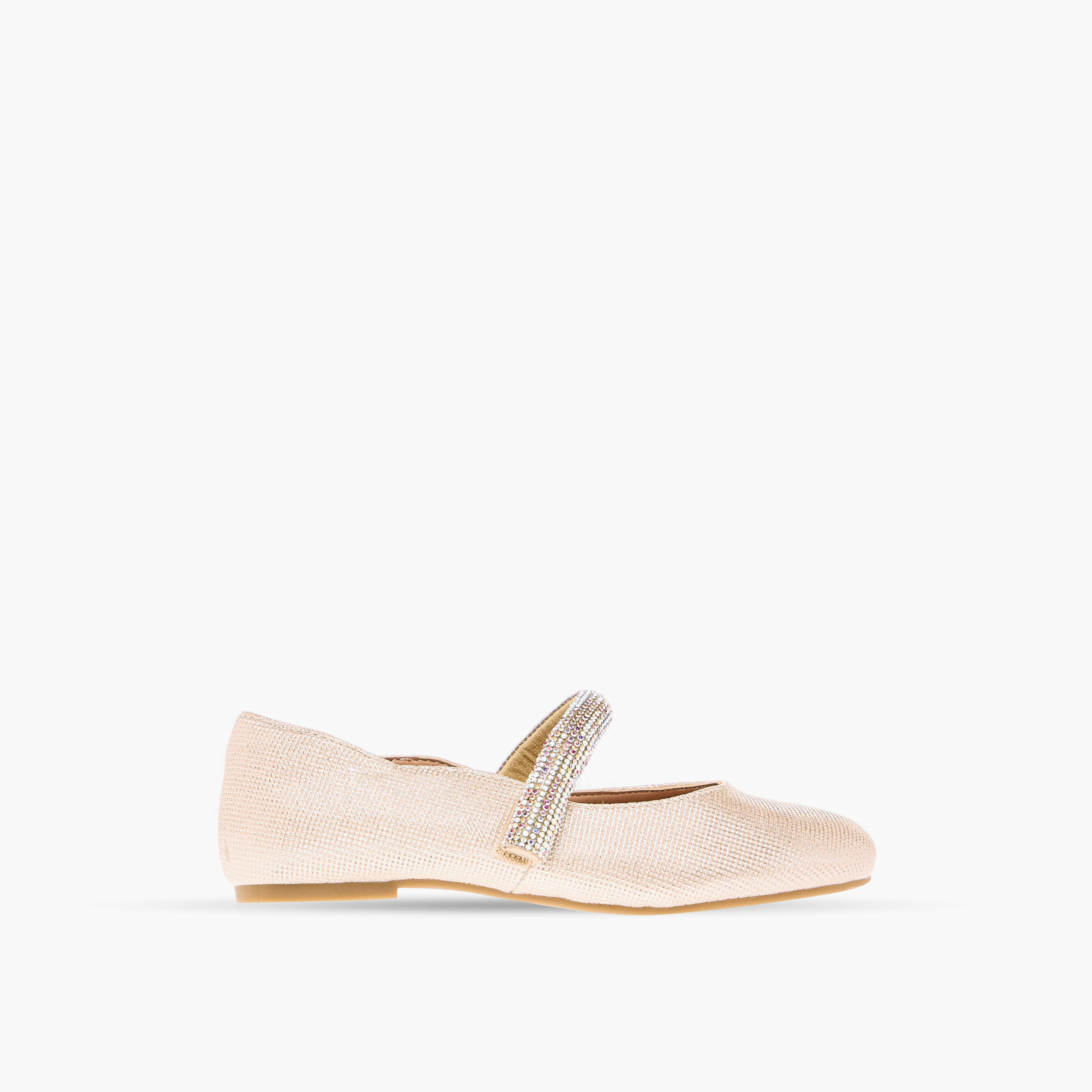 حذاء باليرينا مزين بشريط إغلاق لاصق للبنات من سيليست-girls-shoes-maryjanes-image-3