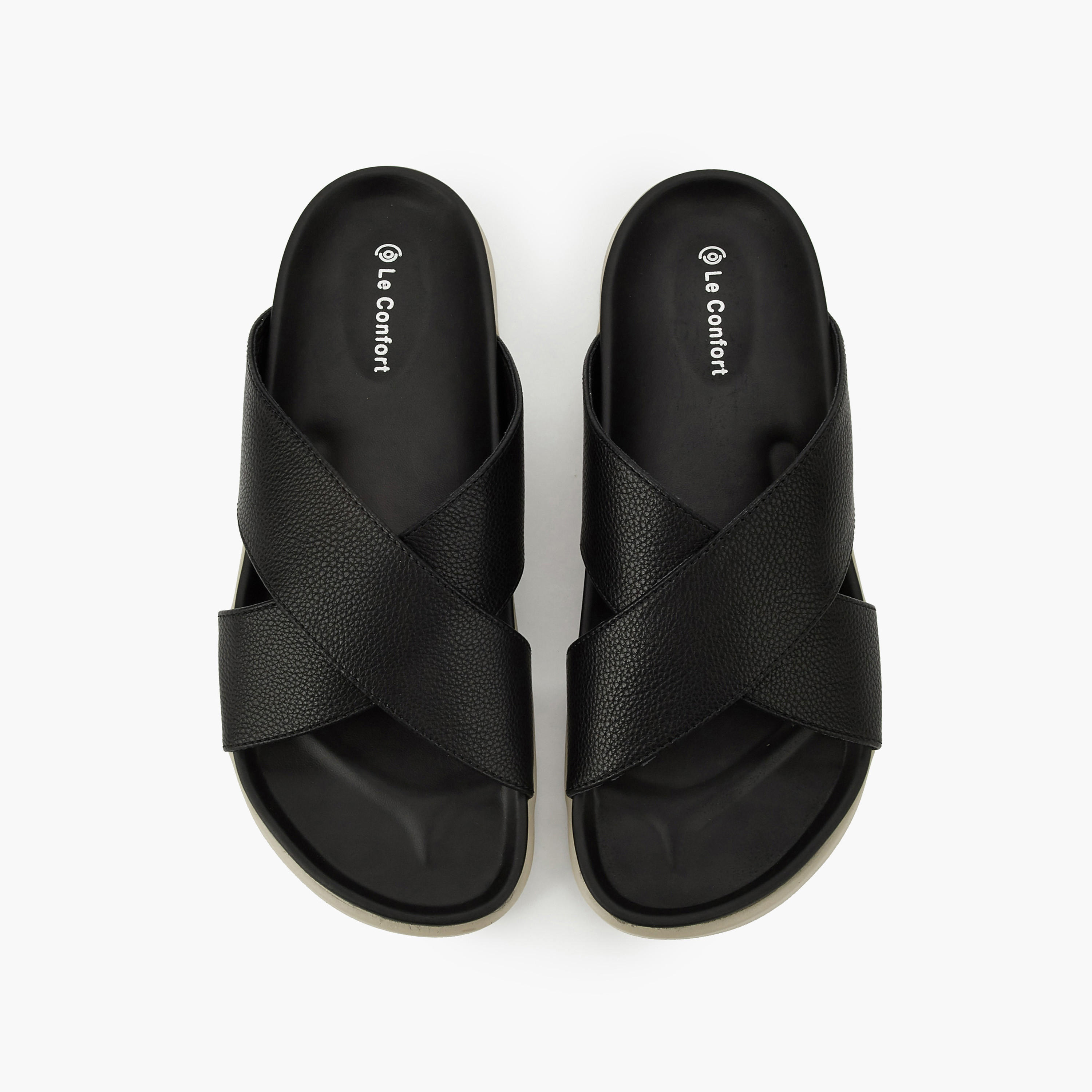 Le Confort Men Cross Strap Sandals-men-shoes-sandals-image-1