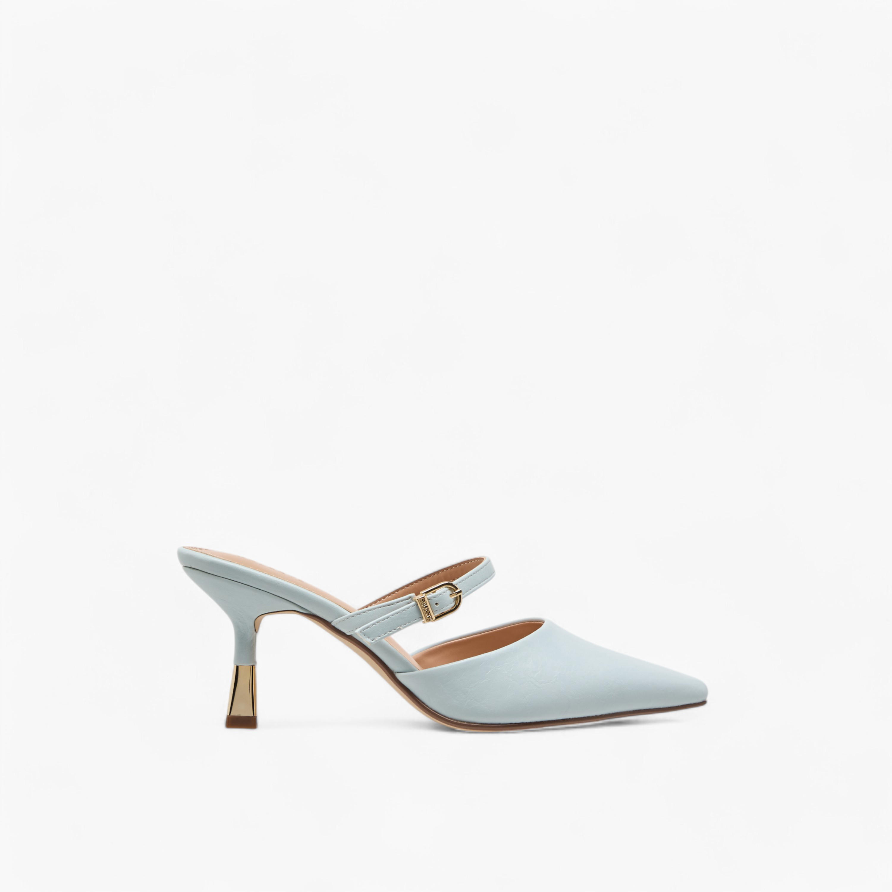 صندل سادة بحزام وكعب رفيع للنساء من سيليست-women-shoes-heels-image-3