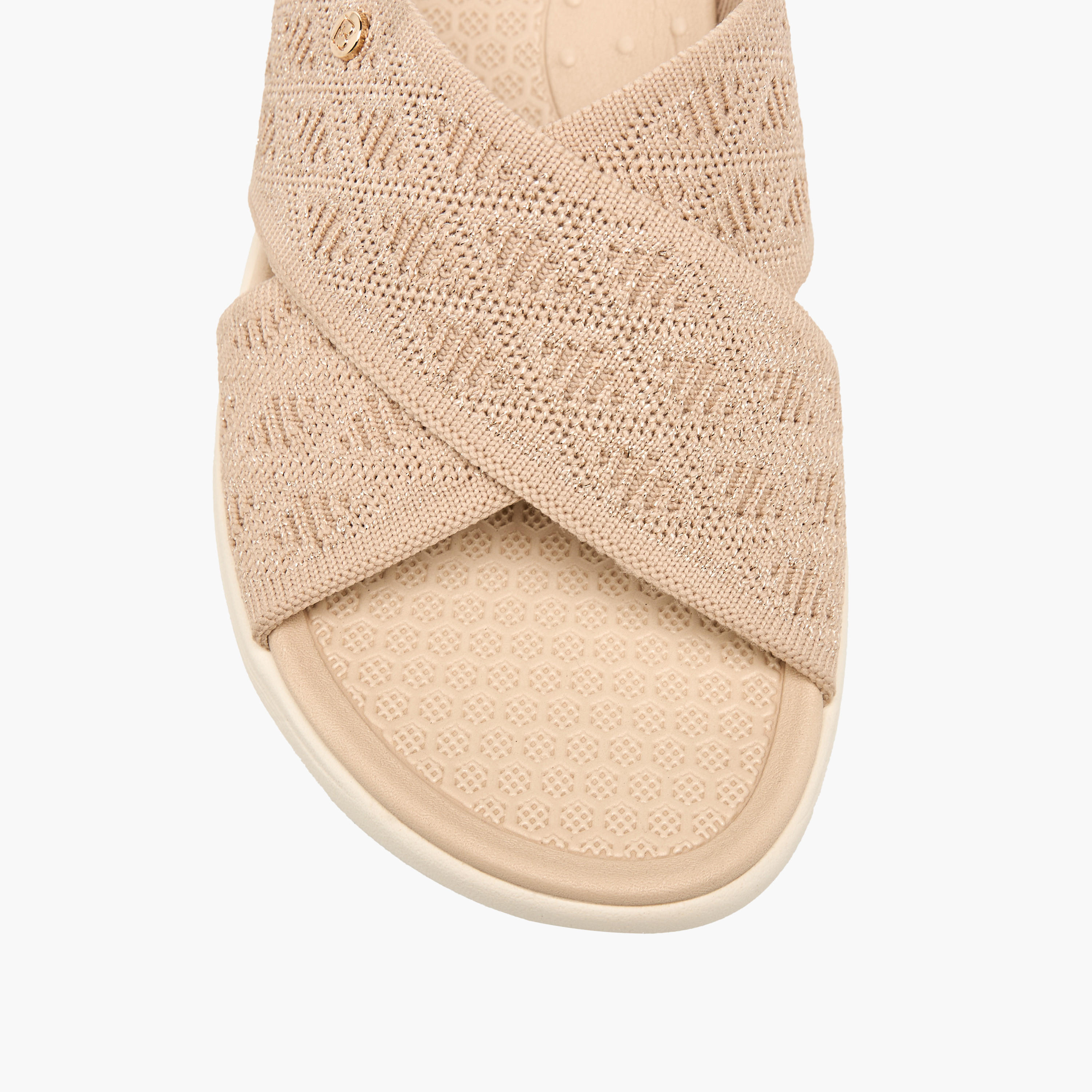 Flora Bella Women Textured Cross Strap Sandals-women-shoes-flats-sandals-image-4