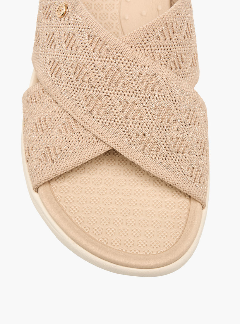 Flora Bella Women Textured Cross Strap Sandals-women-shoes-flats-sandals-image-4
