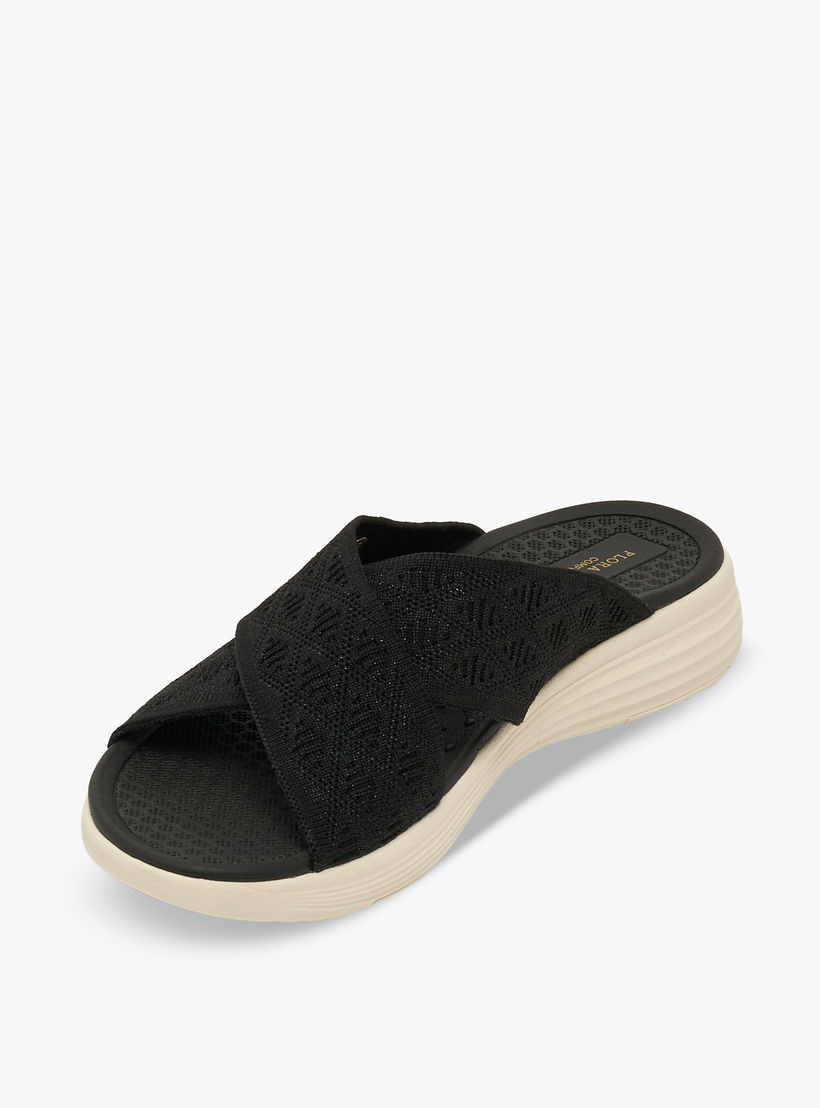 Flora Bella Women Textured Cross Strap Sandals-women-shoes-flats-sandals-image-4