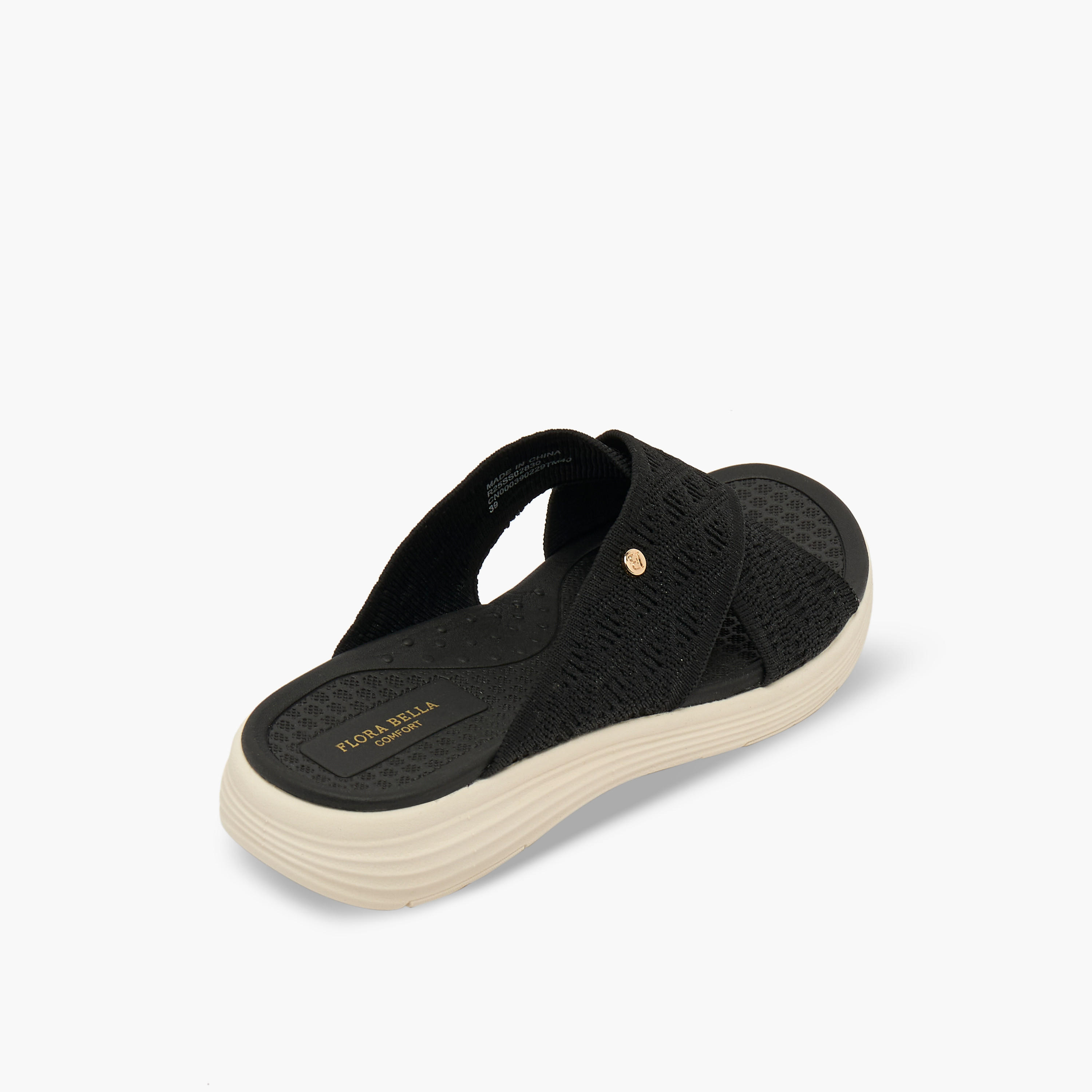 Flora Bella Women Textured Cross Strap Sandals-women-shoes-flats-sandals-image-6