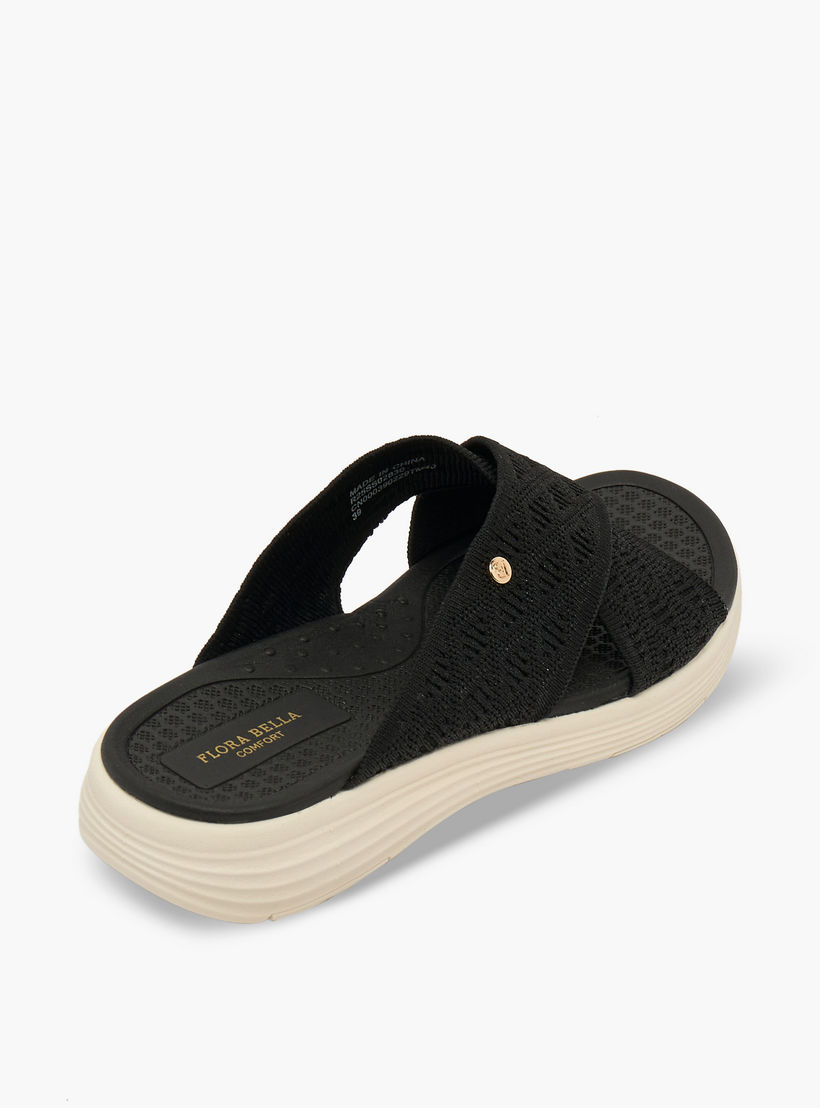 Flora Bella Women Textured Cross Strap Sandals-women-shoes-flats-sandals-image-6