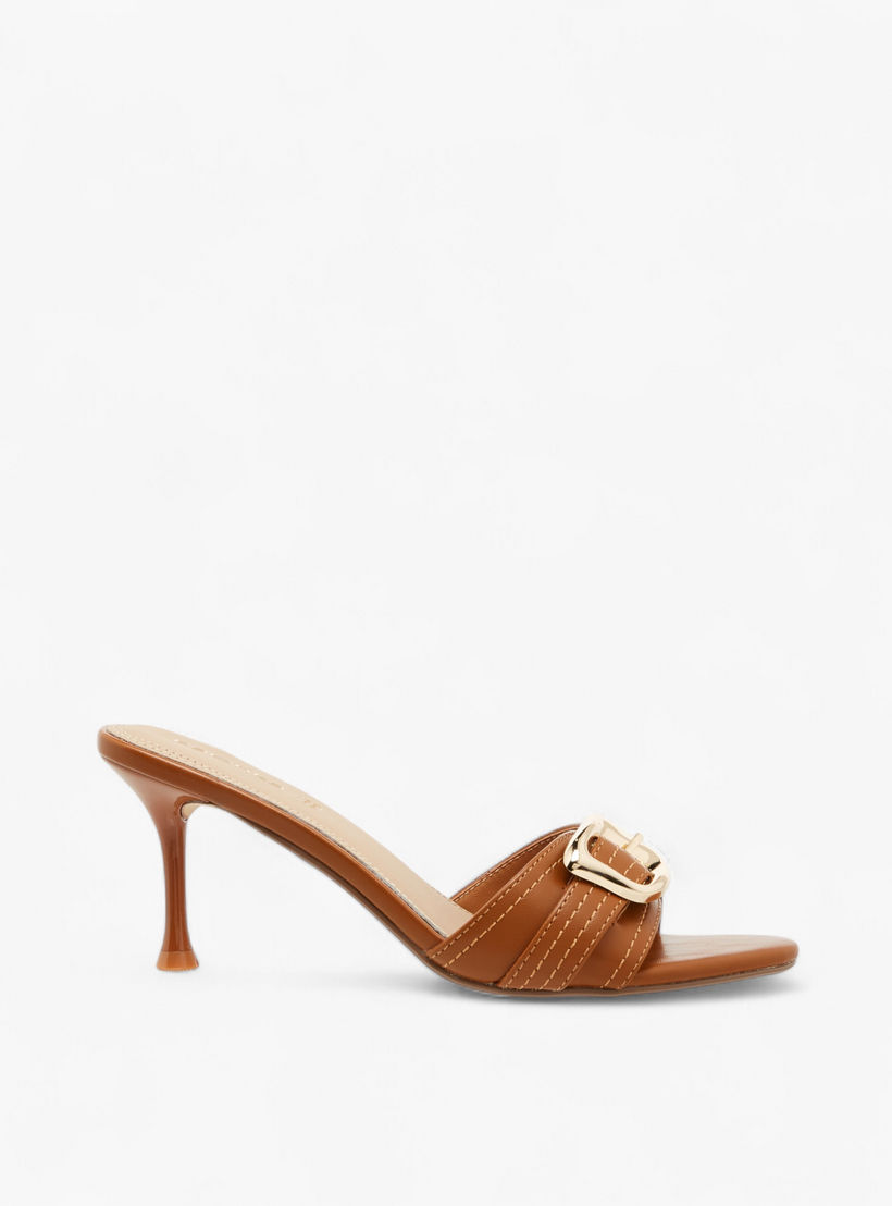 صندل بزينة فيونكة سهل الارتداء بكعب ستيليتو من بابريكا-women-shoes-sandals-heeled-image-2