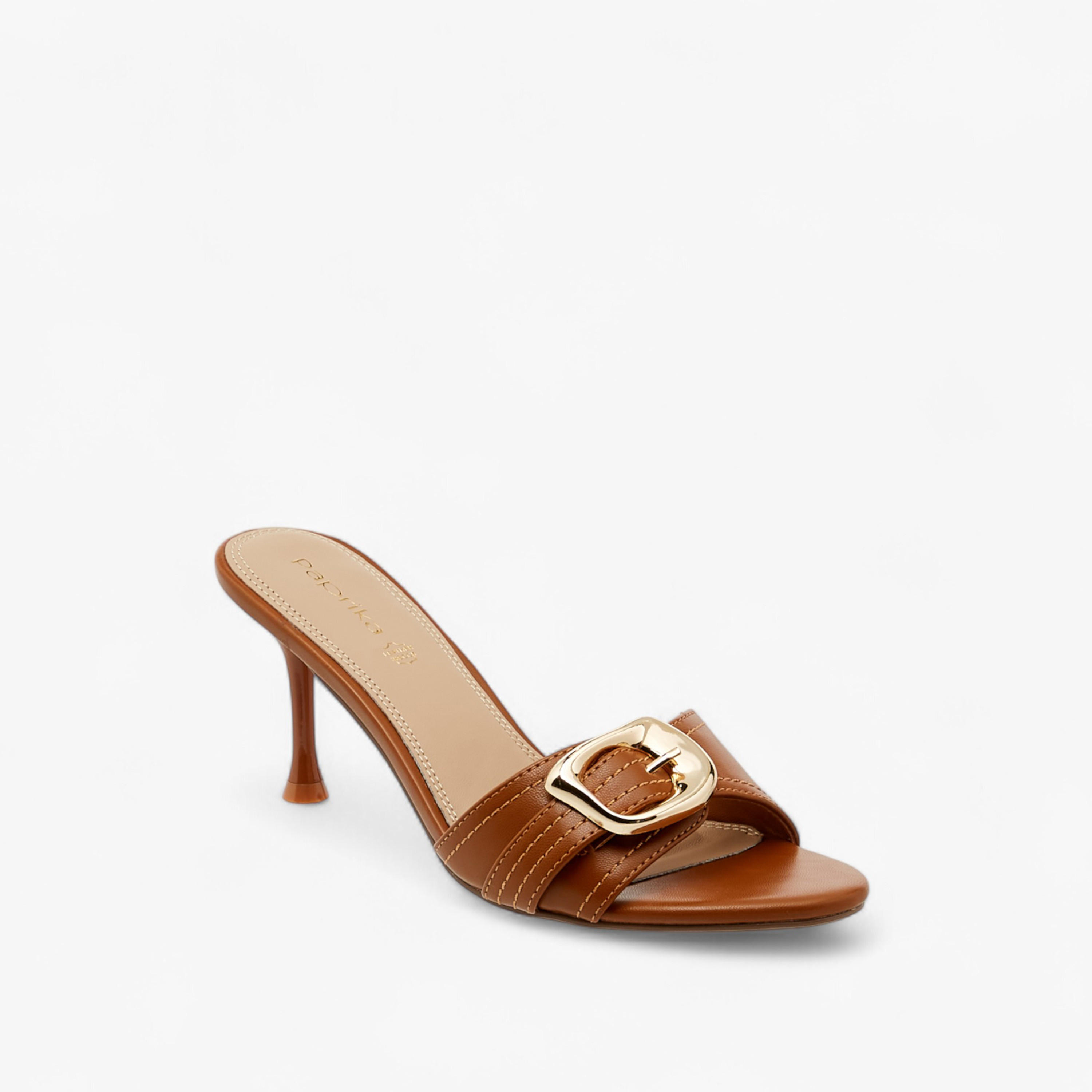 صندل بزينة فيونكة سهل الارتداء بكعب ستيليتو من بابريكا-women-shoes-sandals-heeled-image-3