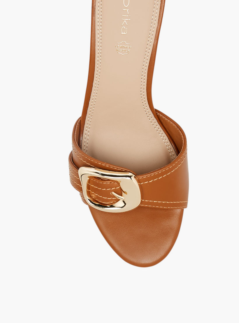 صندل بزينة فيونكة سهل الارتداء بكعب ستيليتو من بابريكا-women-shoes-sandals-heeled-image-4