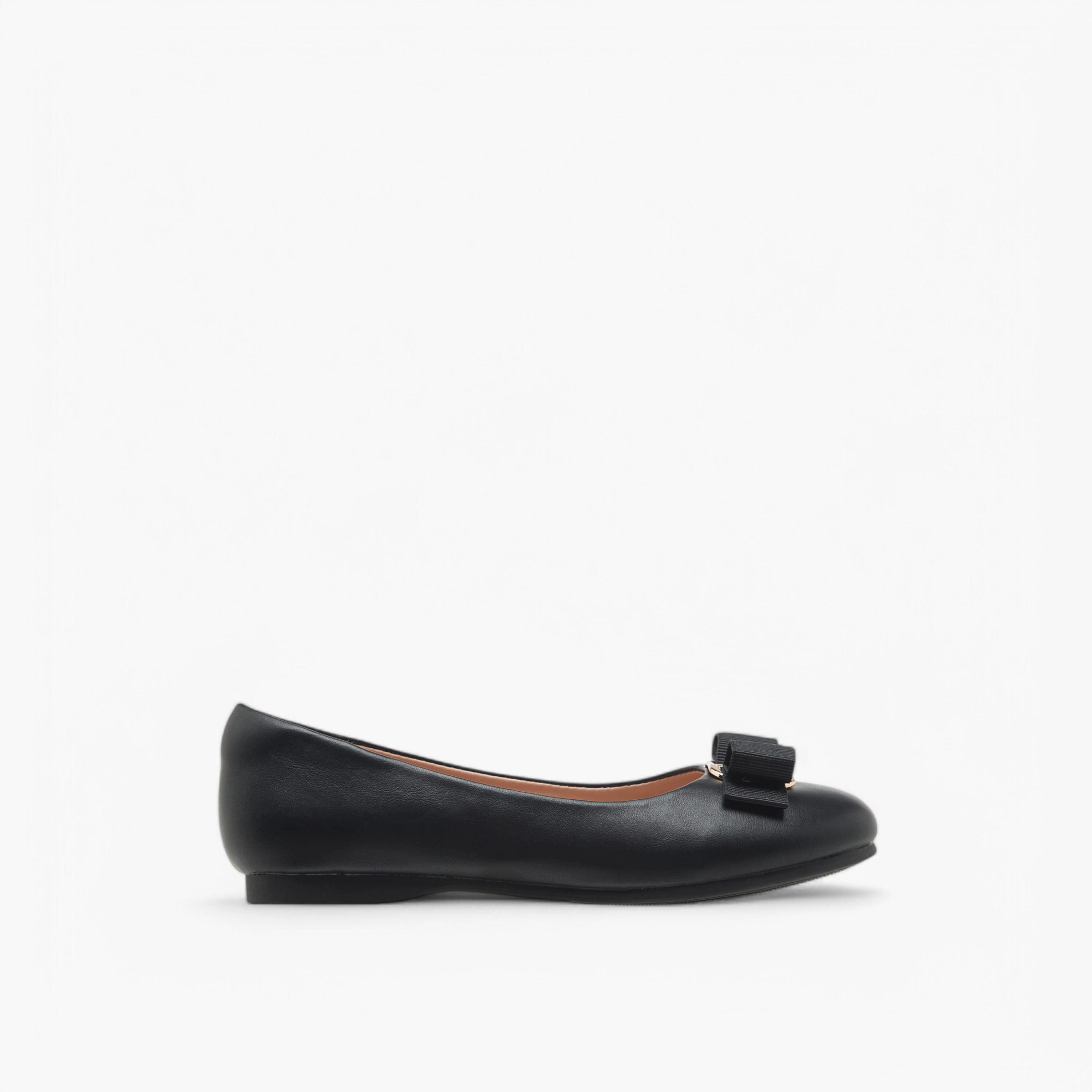 Little Missy Bow Accent Slip-On Ballerina Shoes-girls-shoes-ballerinas-image-3