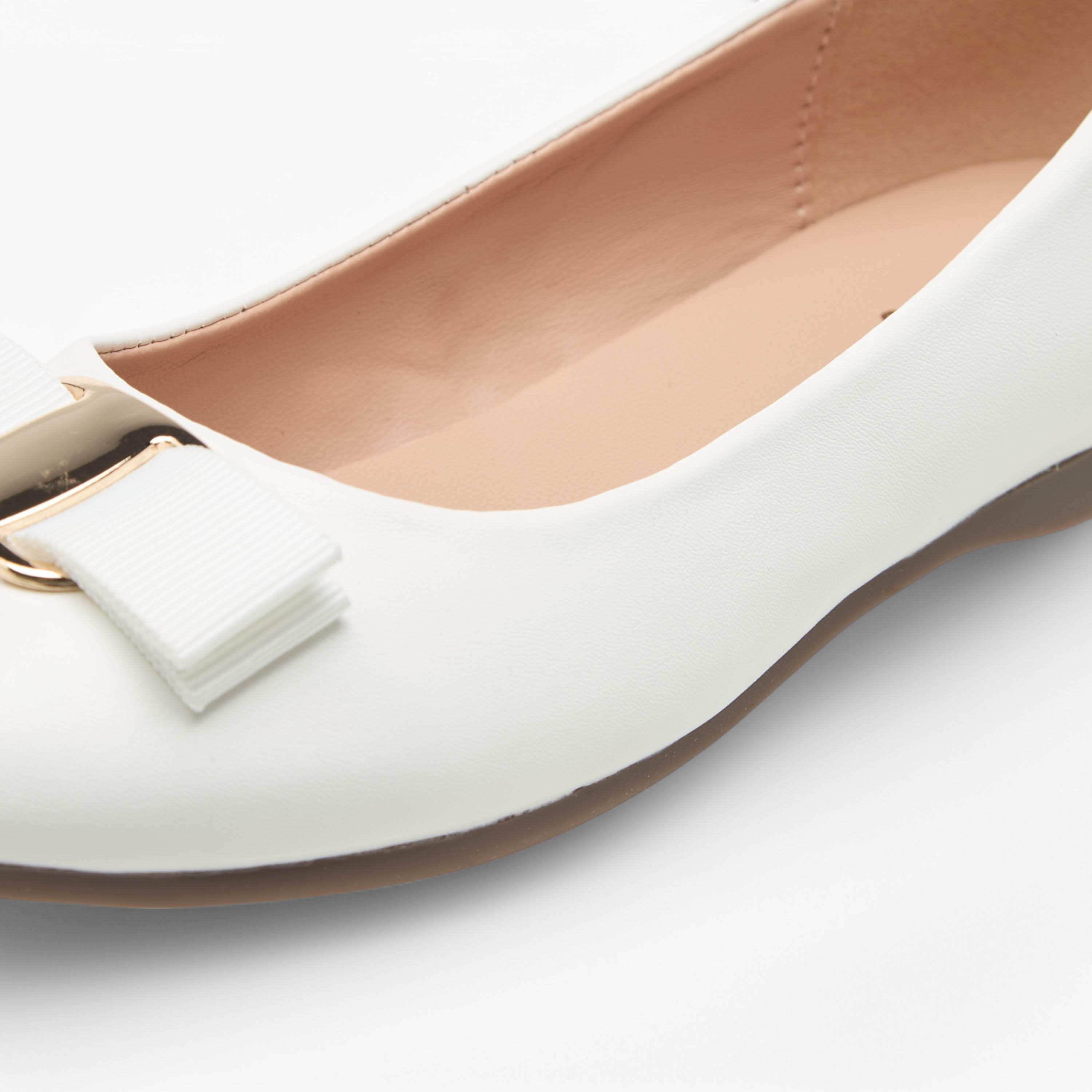 Little Missy Bow Accent Slip-On Ballerina Shoes-girls-shoes-ballerinas-image-6