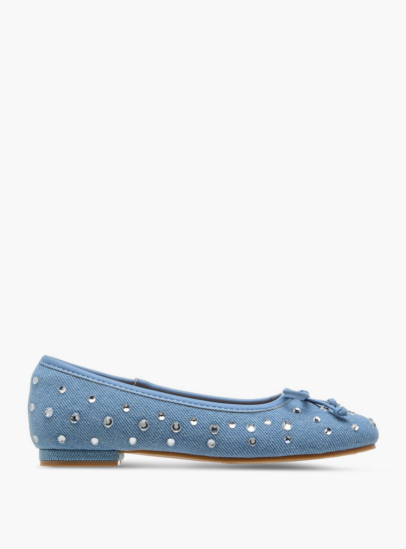 Celeste Girls' Embellished Slip-On Ballerina Shoes-girls-shoes-ballerinas-image-3