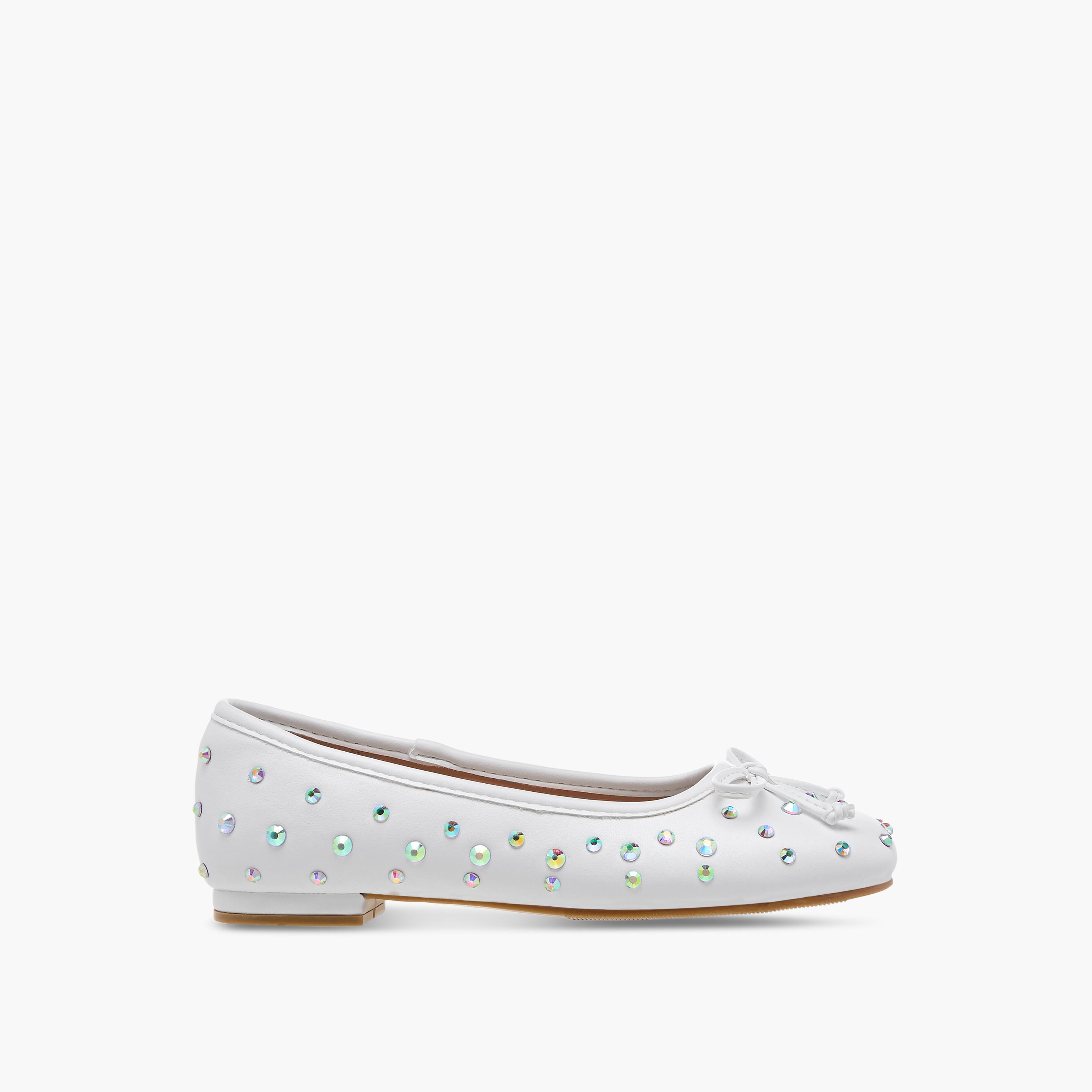 Celeste Girls' Embellished Slip-On Ballerina Shoes-girls-shoes-ballerinas-image-3