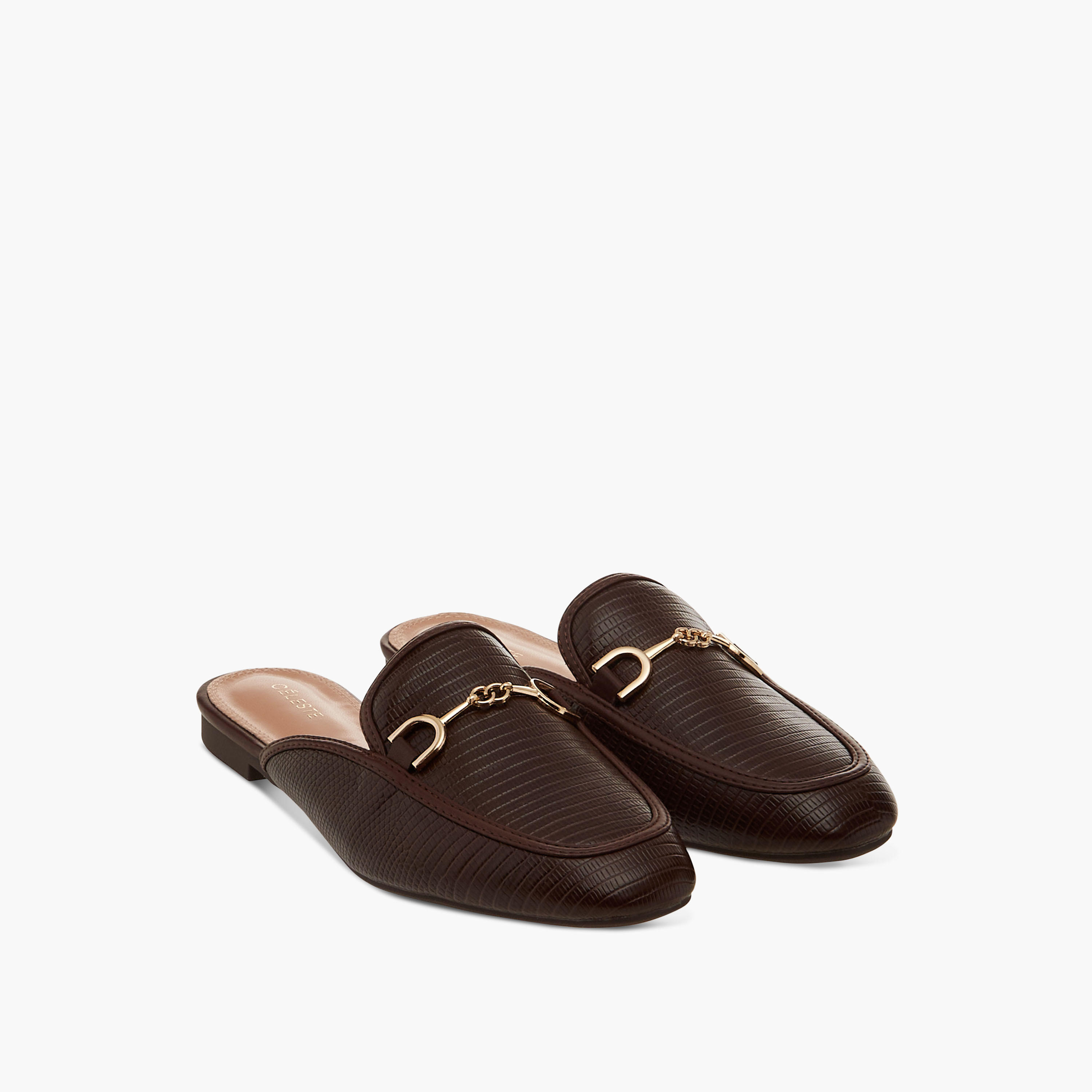 حذاء ميول سهل الارتداء بزينة معدن للنساء من سيليست-women-shoes-flats-mules-image-1