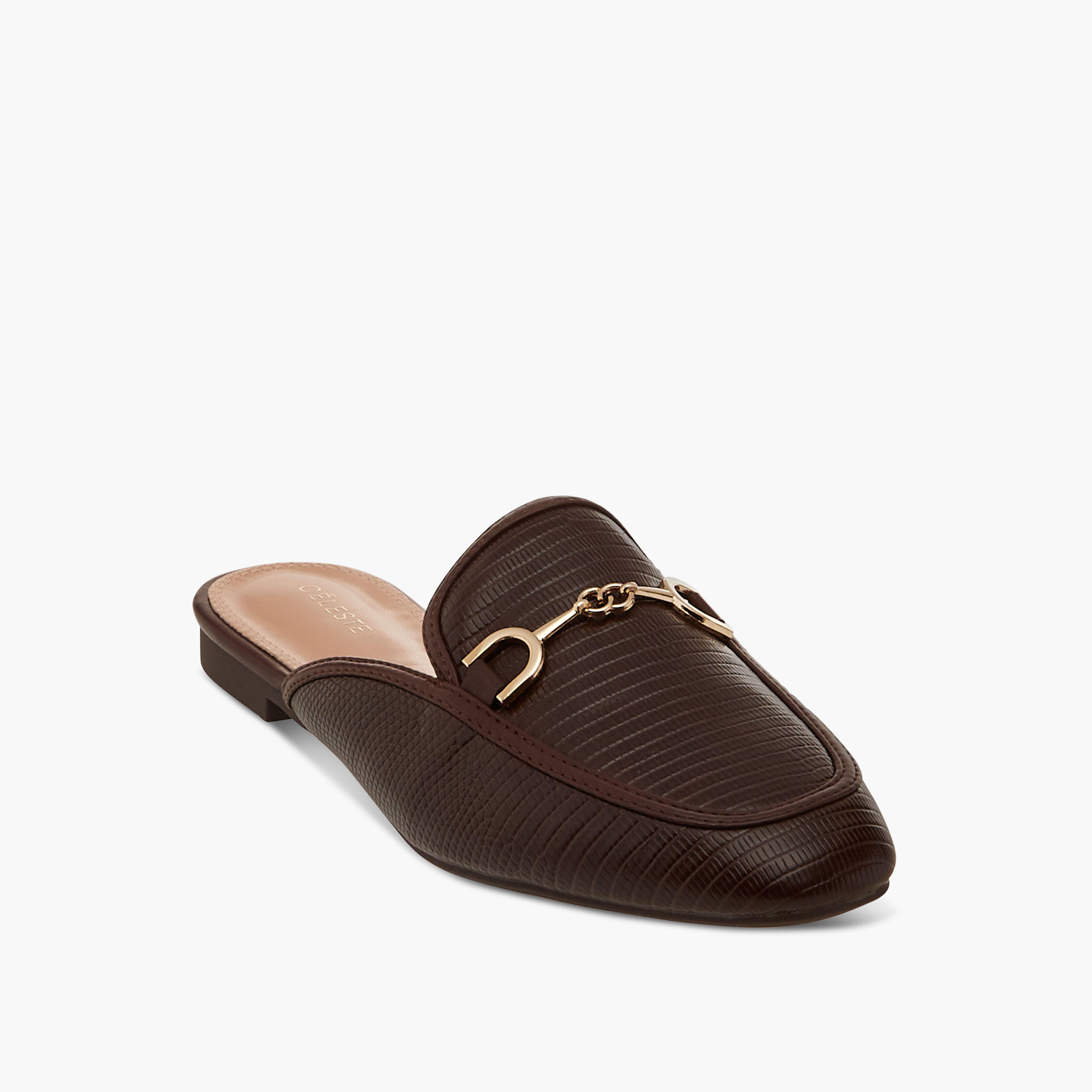 حذاء ميول سهل الارتداء بزينة معدن للنساء من سيليست-women-shoes-flats-mules-image-2
