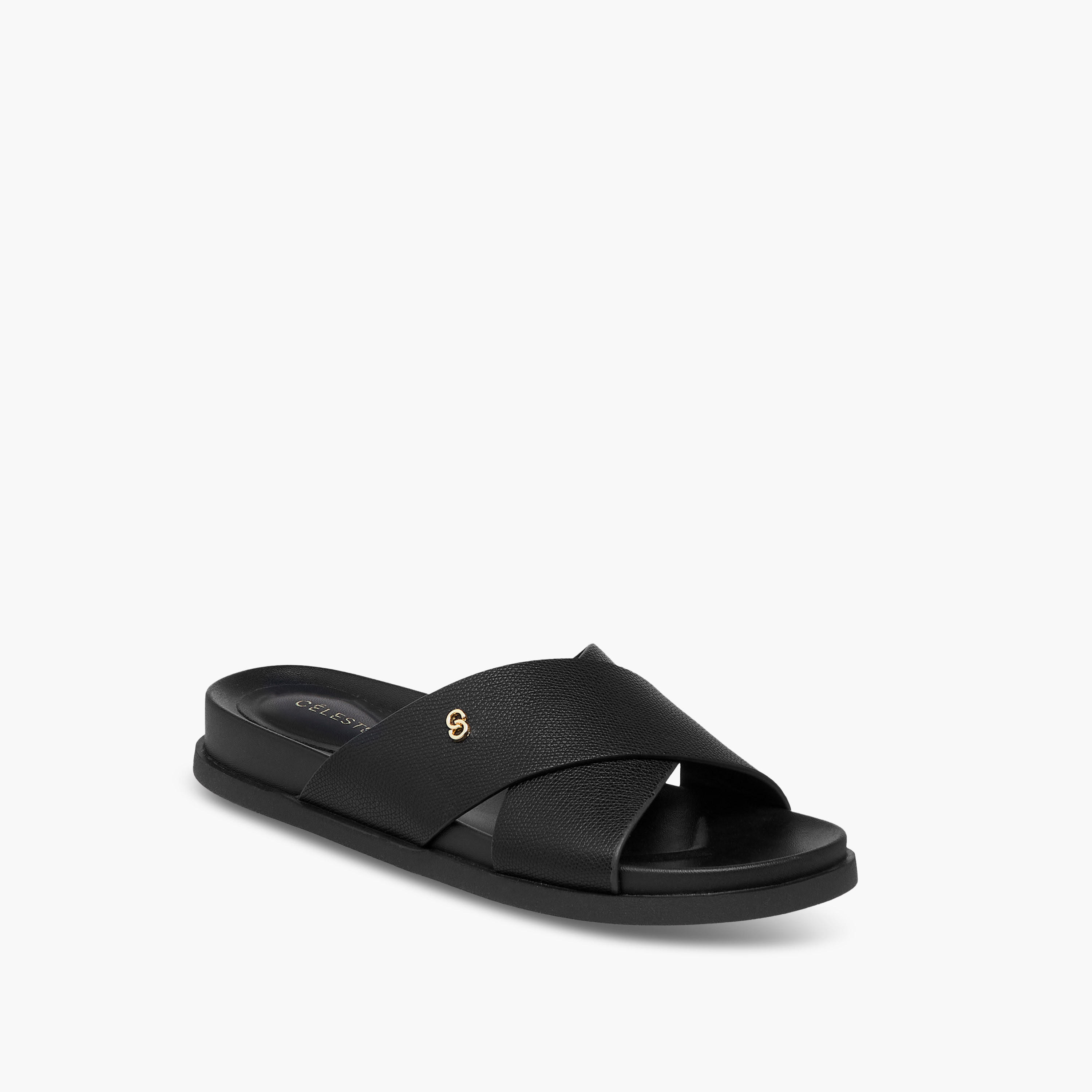 صندل سهل الارتداء بحزام متقاطع للنساء من سيليست-women-shoes-flats-sandals-image-2