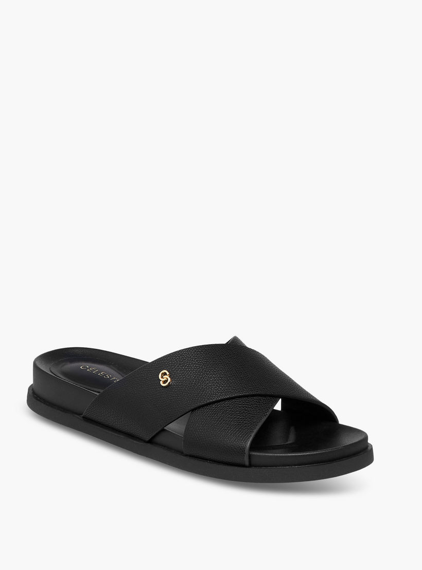 صندل سهل الارتداء بحزام متقاطع للنساء من سيليست-women-shoes-flats-sandals-image-2
