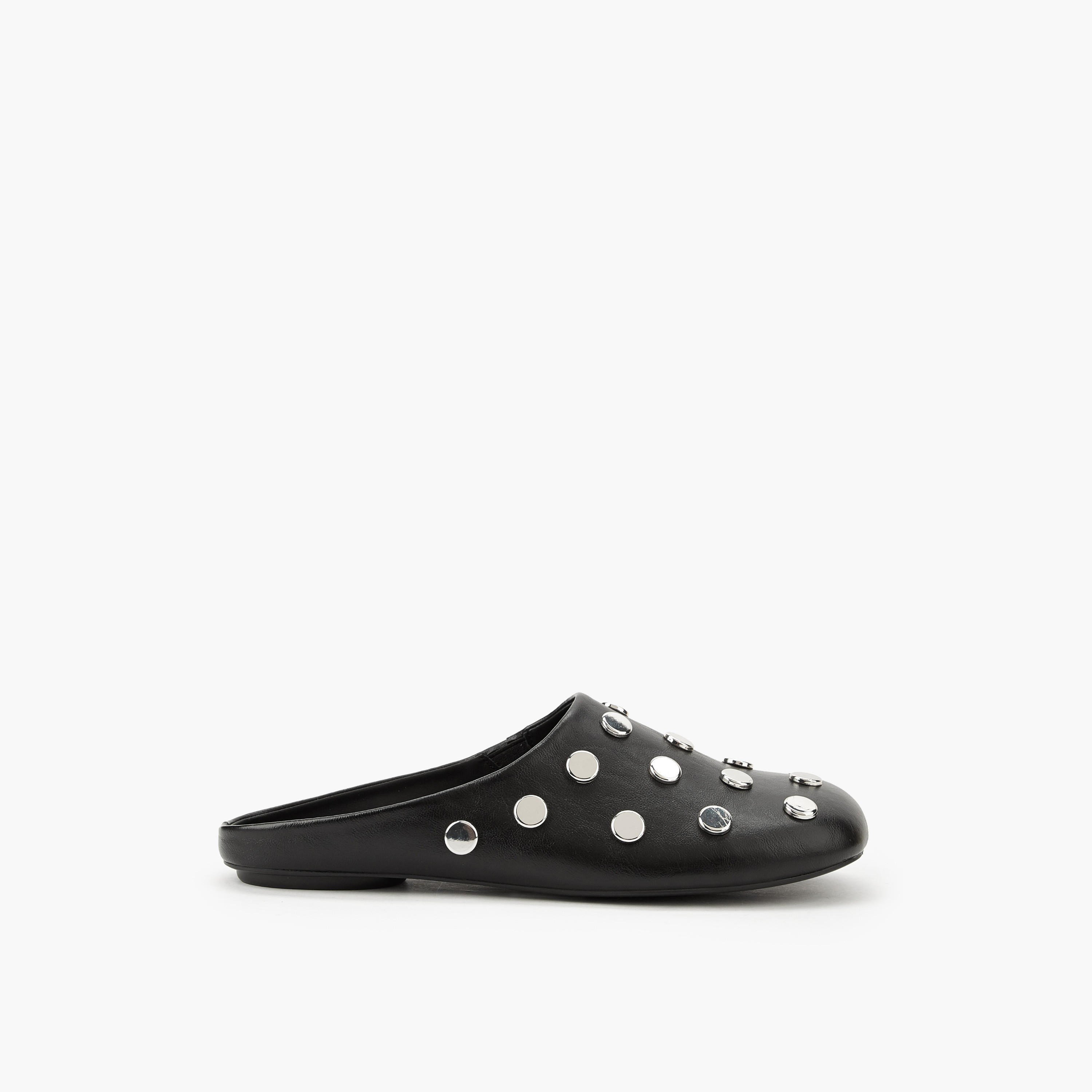 حذاء ميول سهل الارتداء بترصيعات للنساء من سيليست-women-shoes-flats-mules-image-3