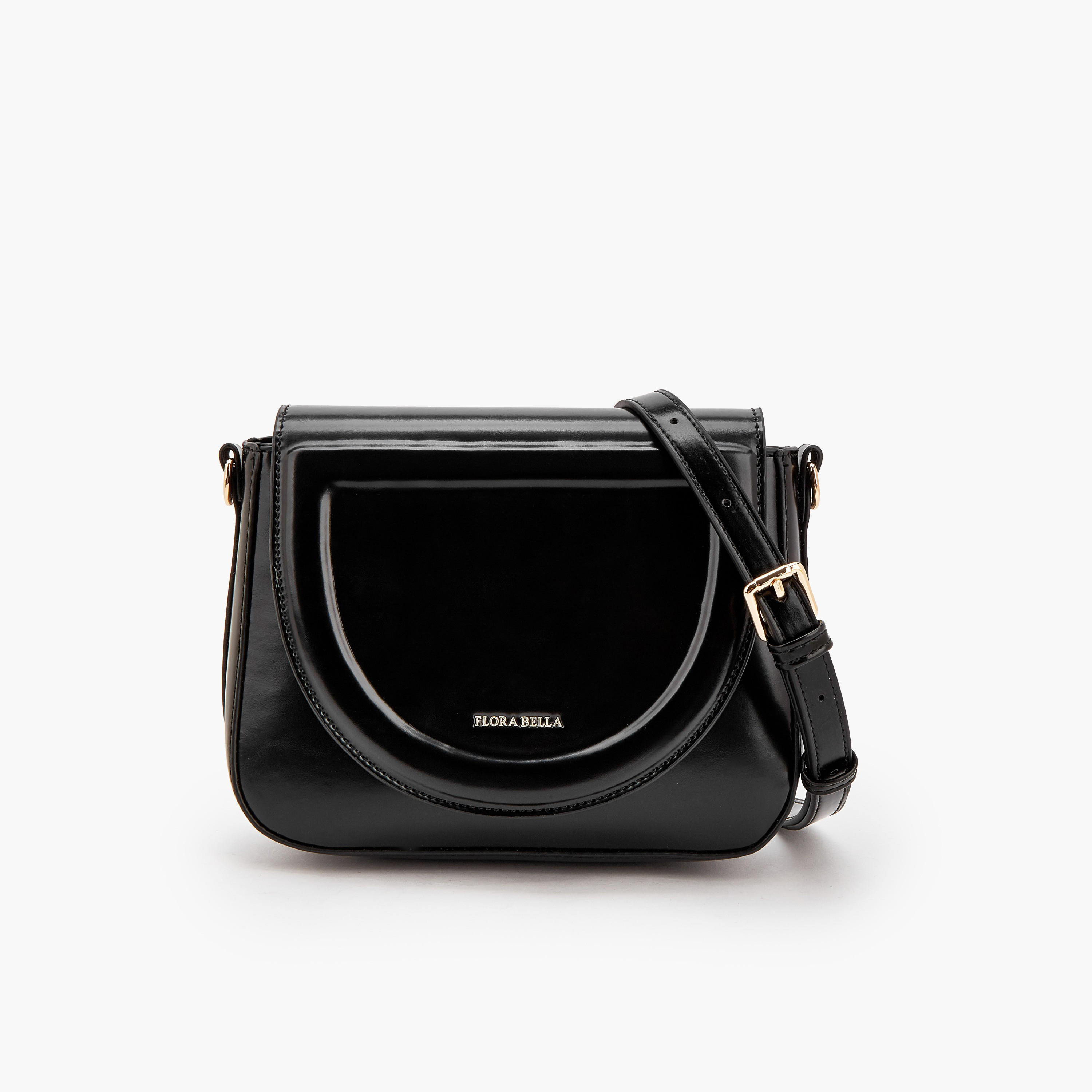 شنطة كروس بودي سادة بحزام قابل للفصل من فلورا بيلا-women-bagsandwallets-handbags-image-1