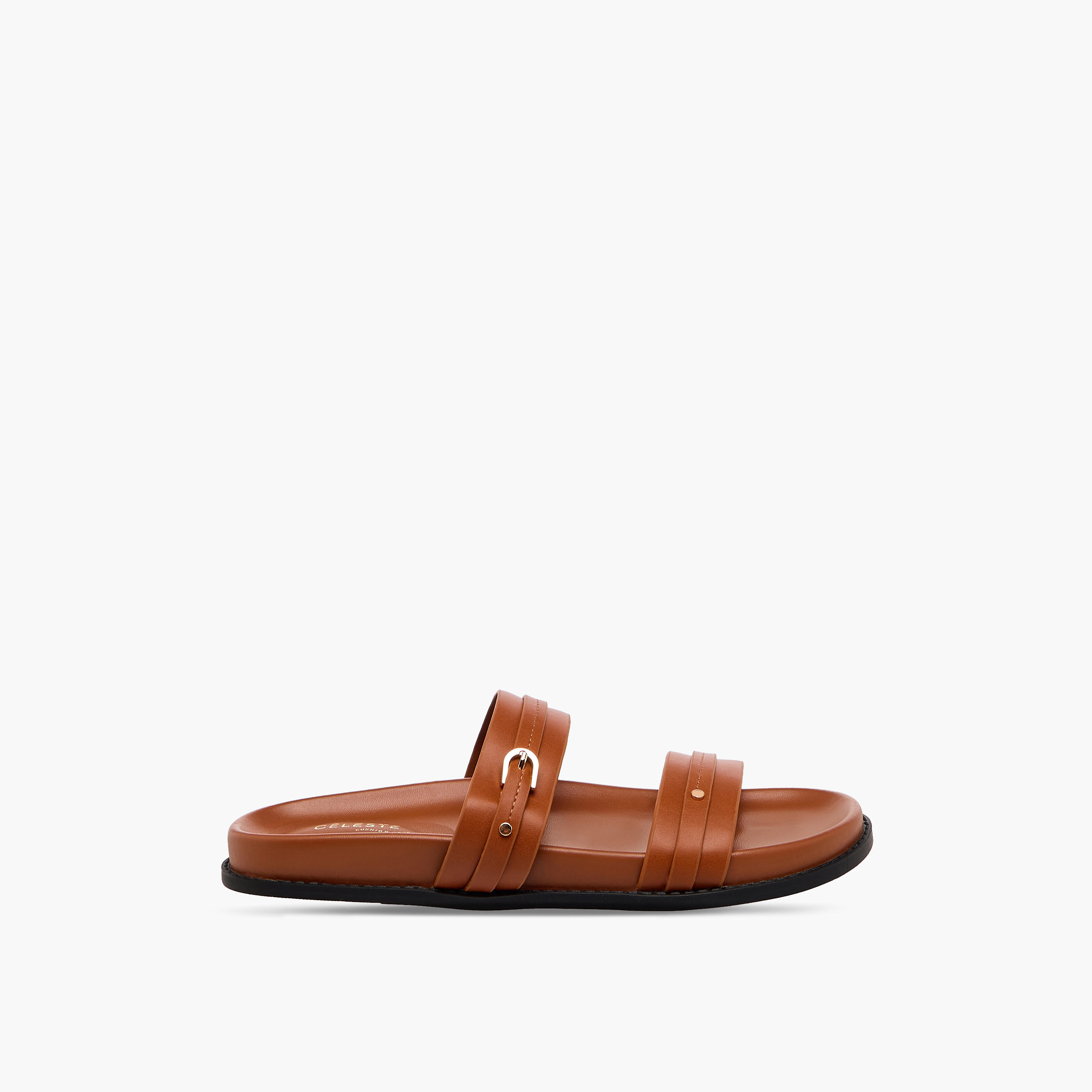 صندل مسطح بتفاصيل إبزيم للنساء من سيليست-women-shoes-sandals-flats-image-2
