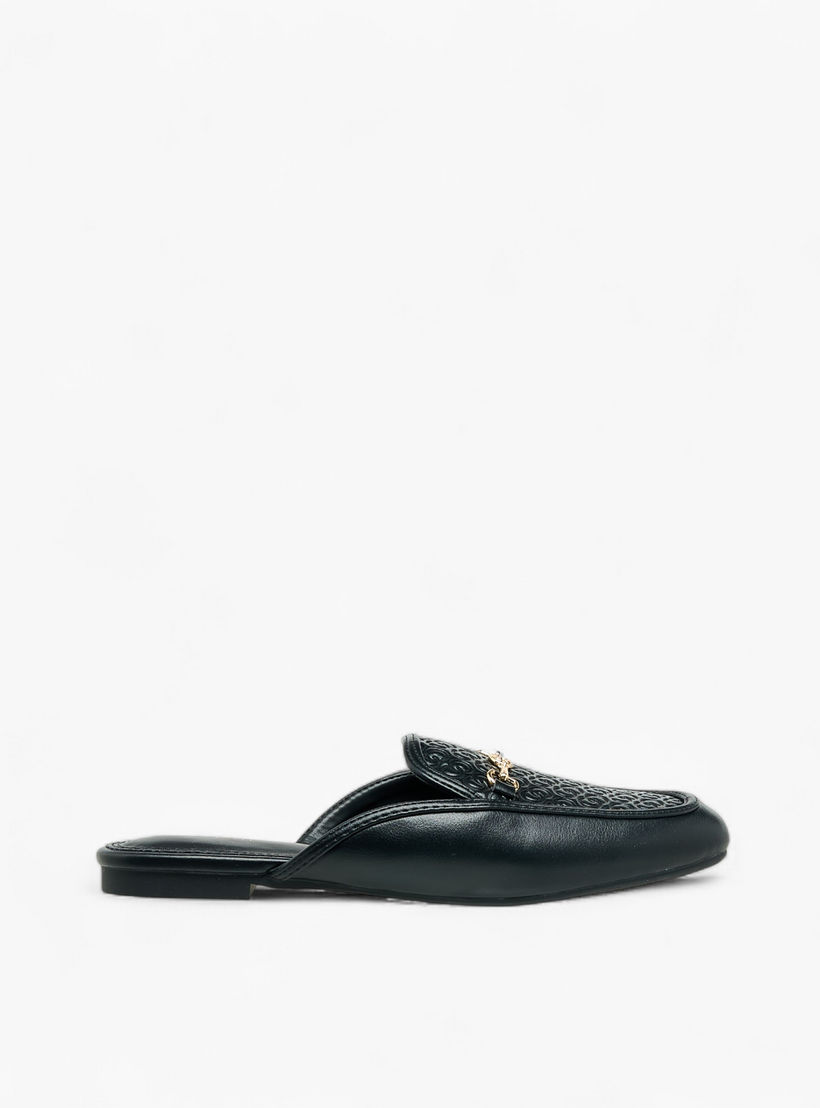 حذاء ميول بنقوش مونوجرام للنساء من سيليست-women-shoes-flats-mules-image-3