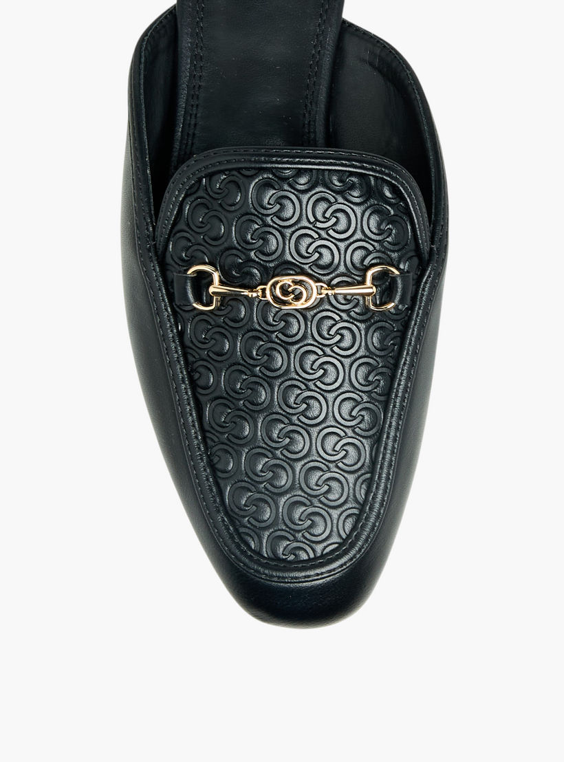 حذاء ميول بنقوش مونوجرام للنساء من سيليست-women-shoes-flats-mules-image-4