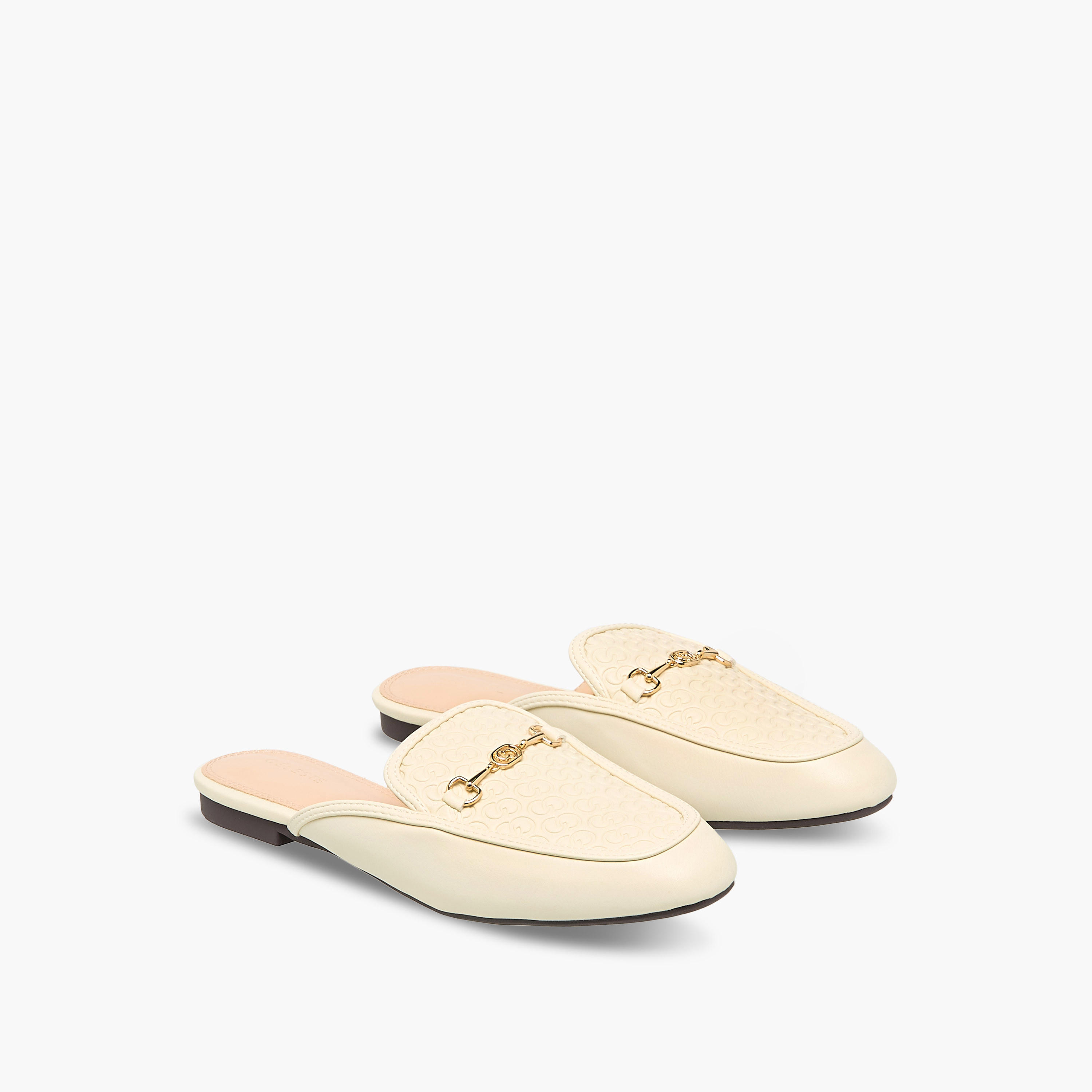 حذاء ميول بنقوش مونوجرام للنساء من سيليست-women-shoes-flats-mules-image-1
